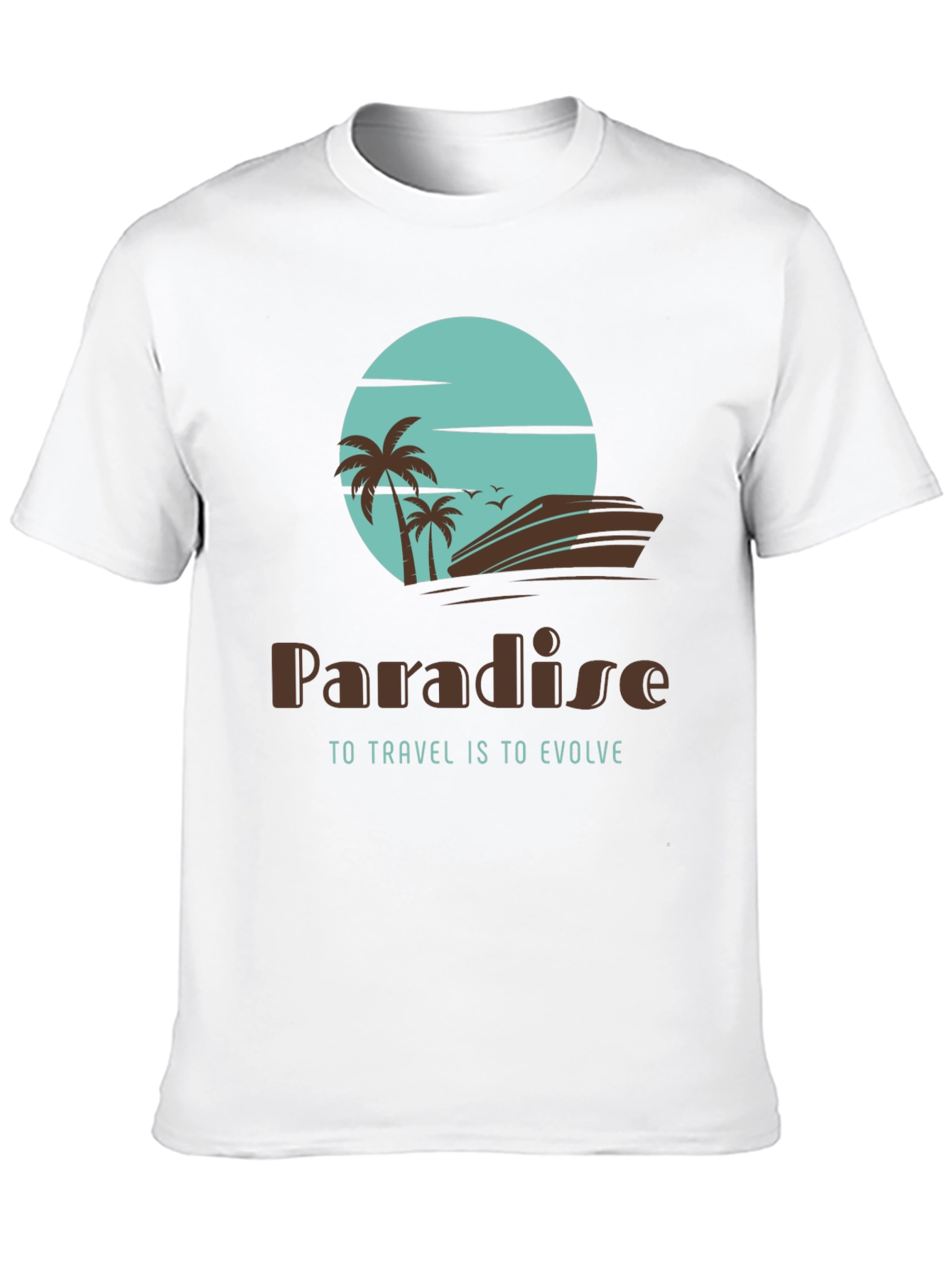Paradise Travel T-Shirt - Evolve in Style