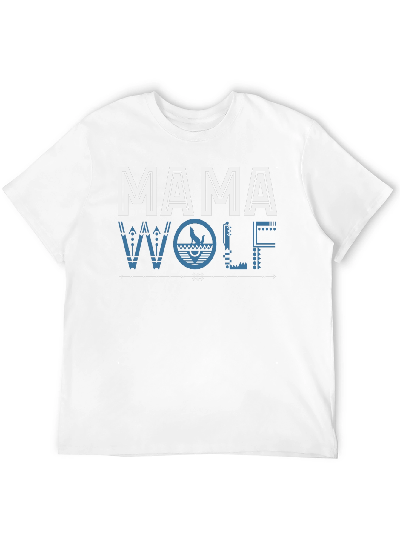 Mama Wolf Graphic Tee - Black