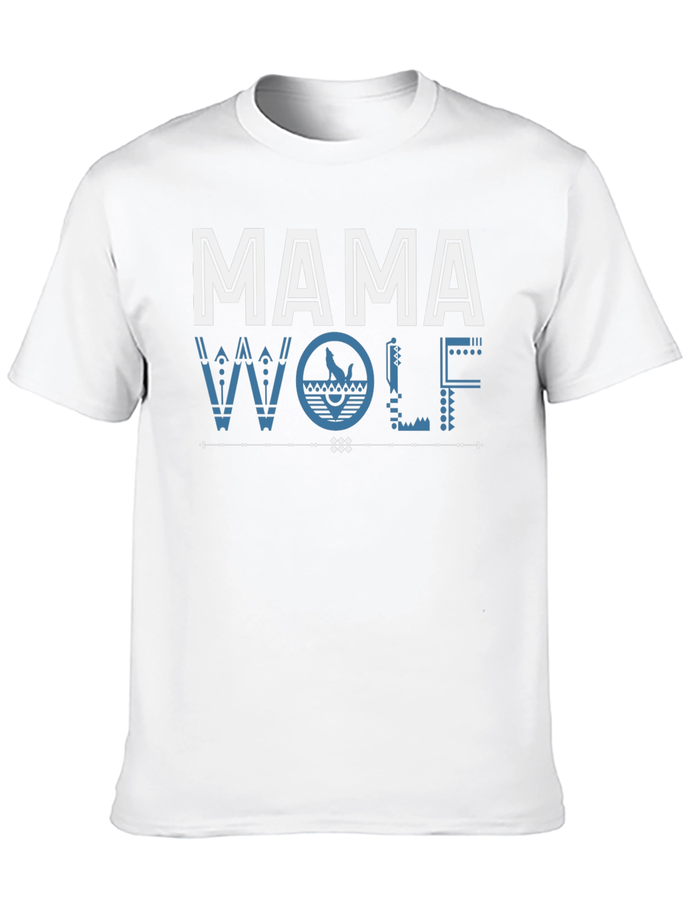Mama Wolf Graphic Tee - Black