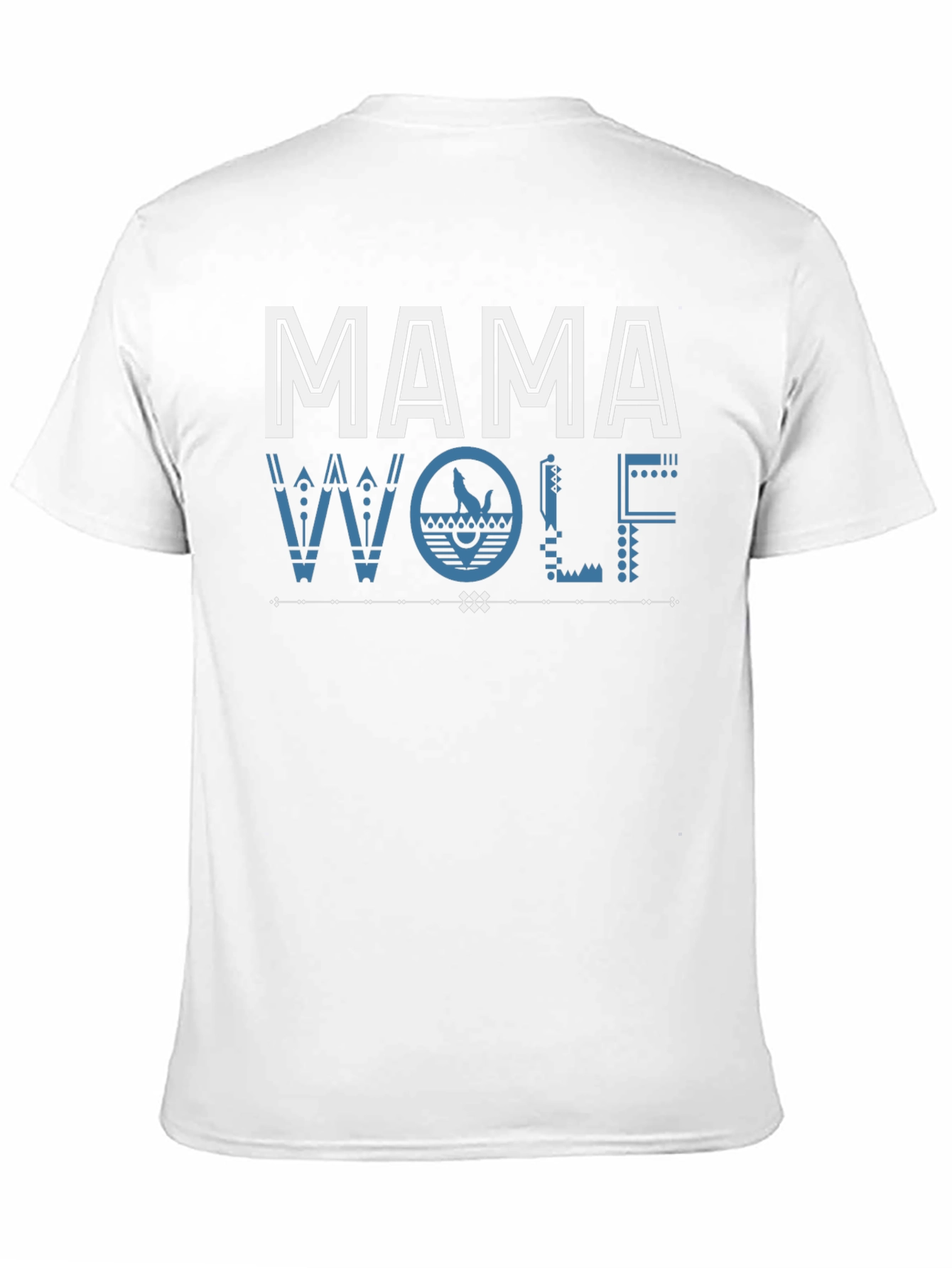 Mama Wolf Graphic Tee - Black