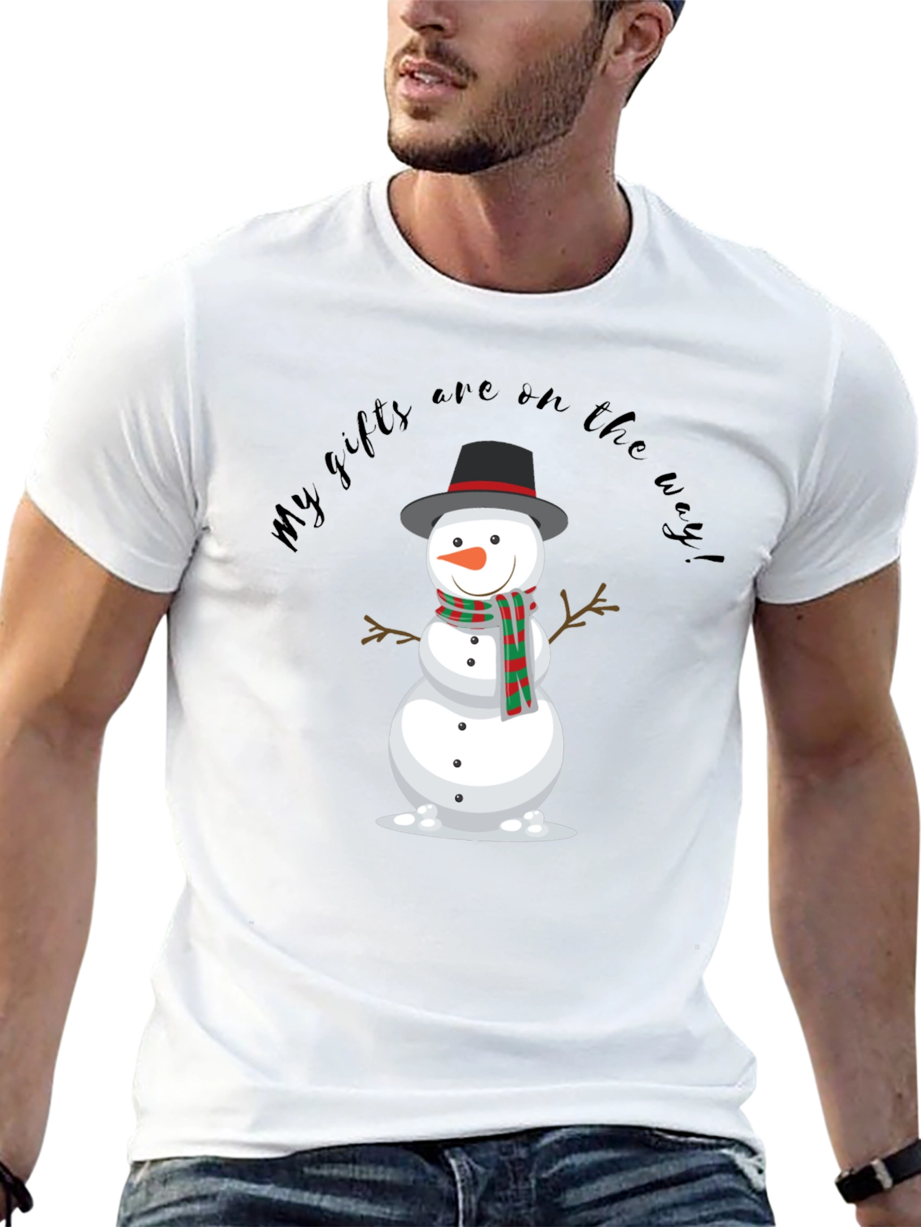 Festive Snowman T-Shirt - Holiday Gift on the Way!