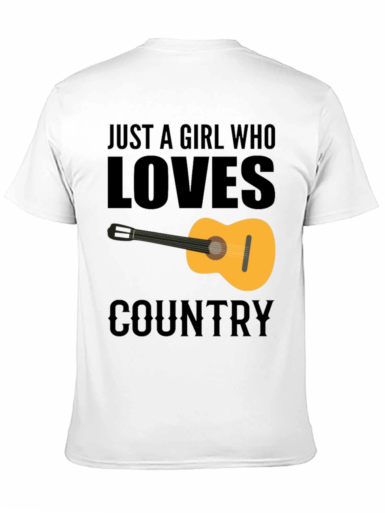 Country Music Guitar Graphic Tee