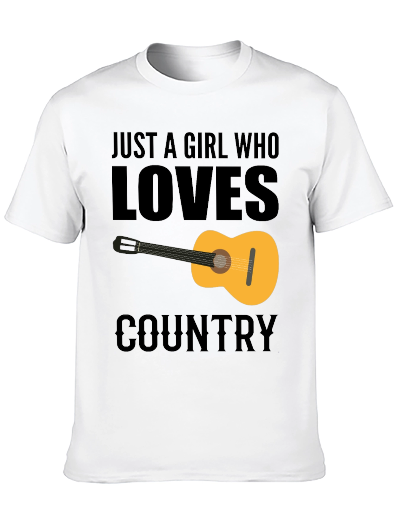 Country Music Guitar Graphic Tee