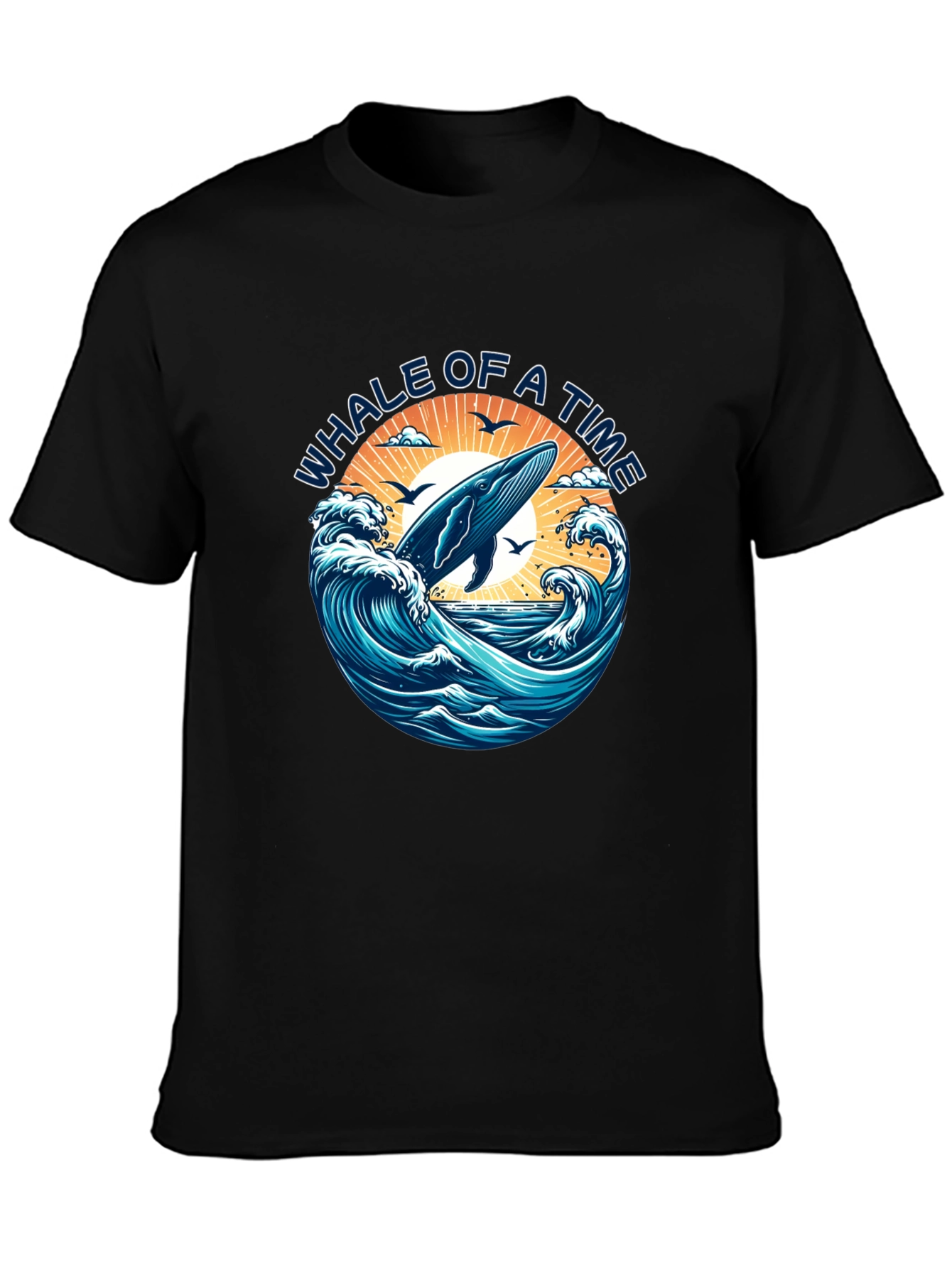 Whale of a Time Graphic T-Shirt