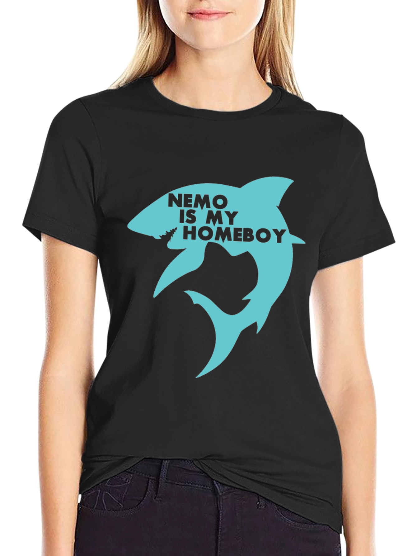 Nemo is My Homeboy Shark Graphic T-Shirt