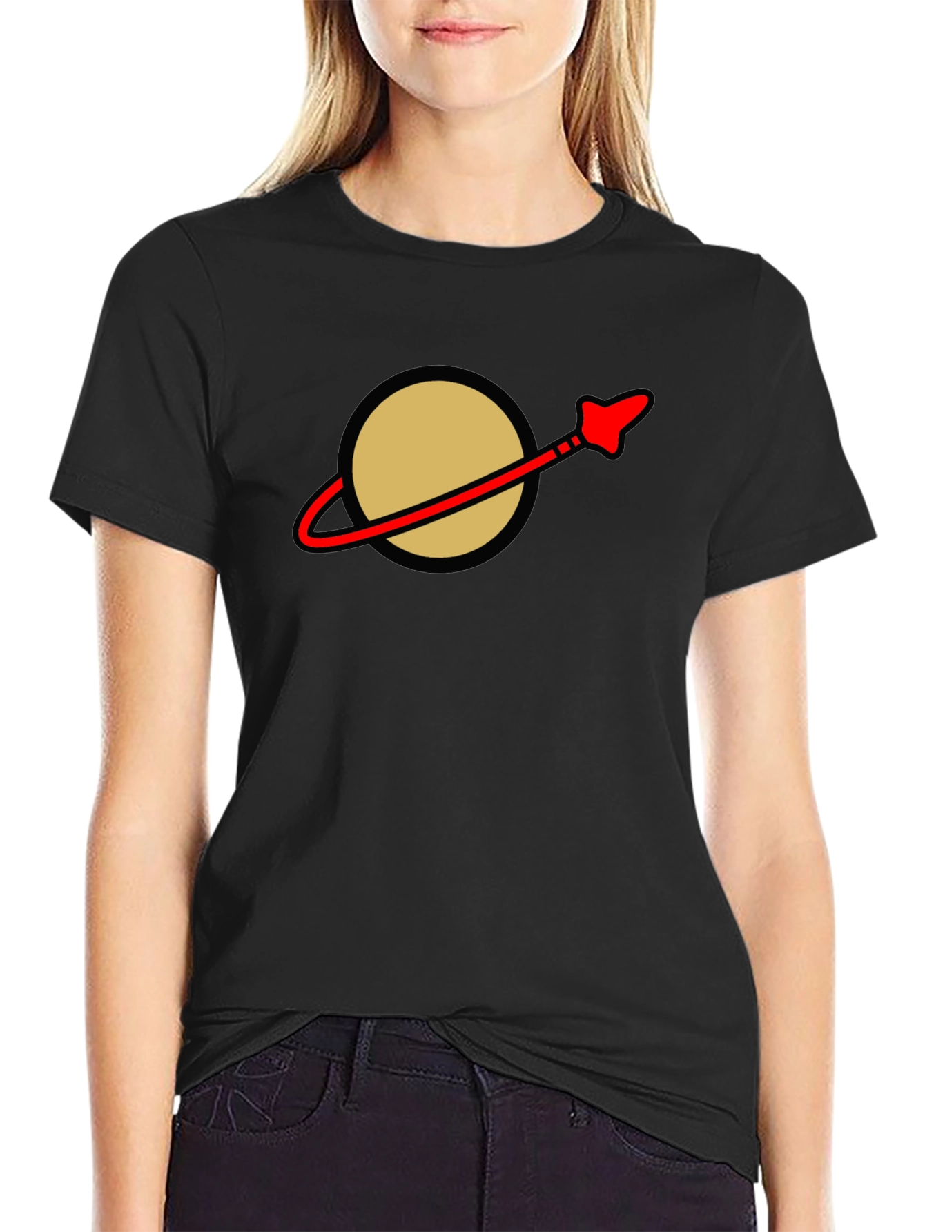 Classic Space Logo Black T-Shirt