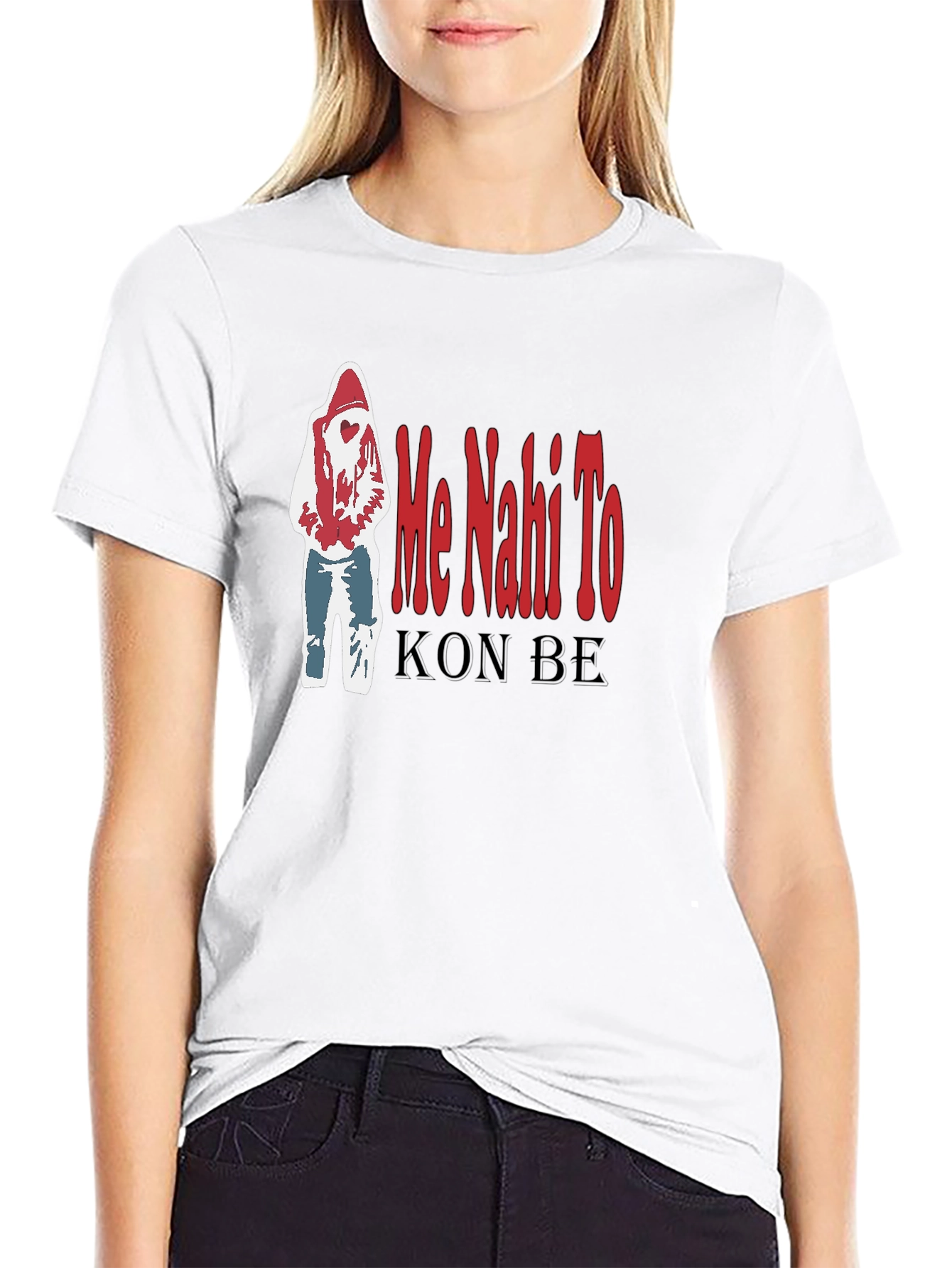 Me Nahi To Kon Be Black T-Shirt