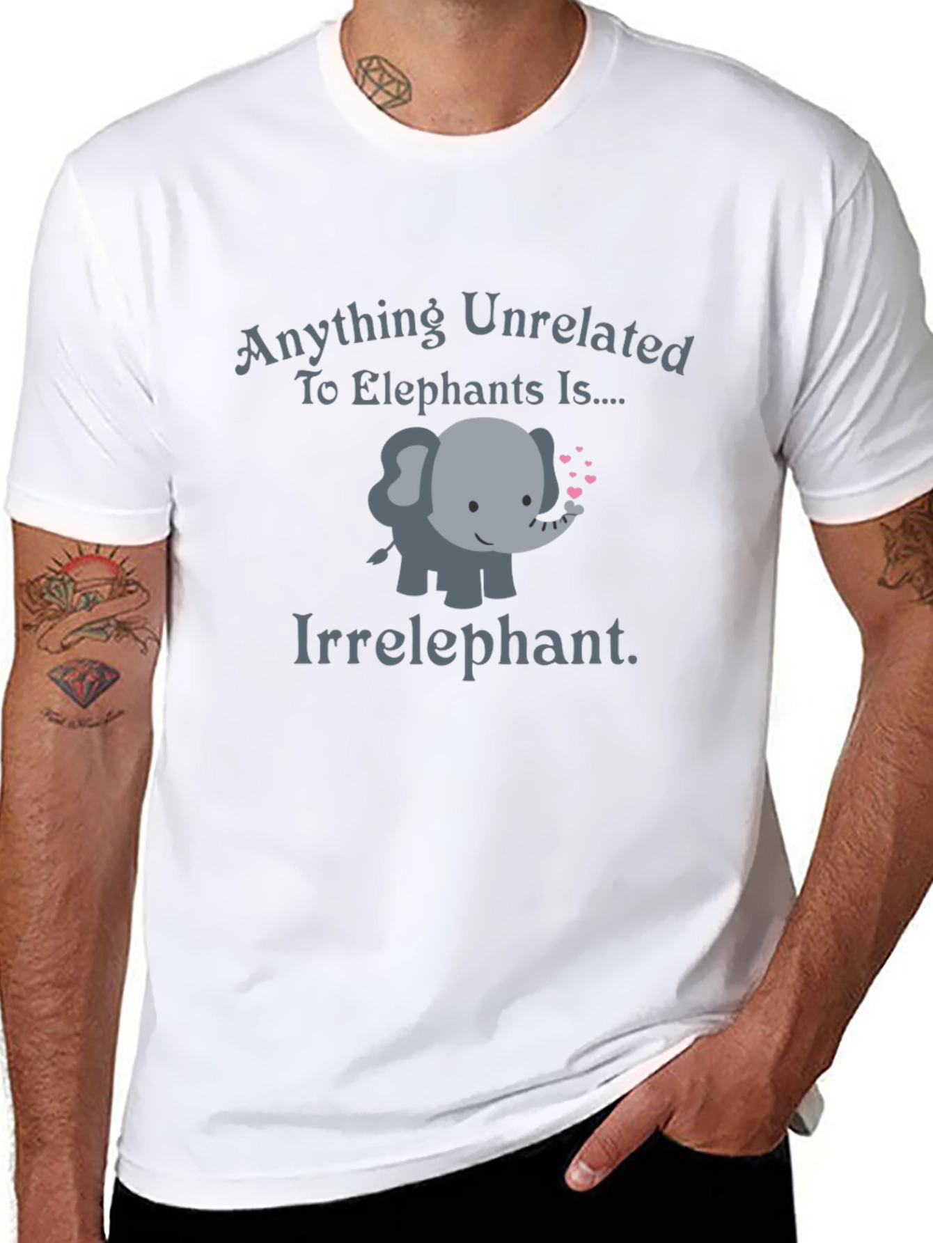 Irrelephant T-Shirt - Funny Elephant Lover Tee