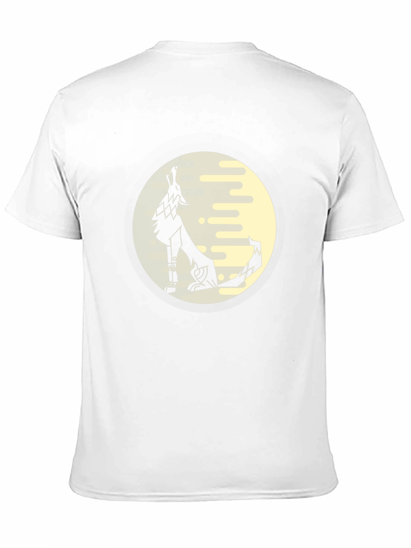 Wolf Moon Graphic Tee - Black Cotton Comfort