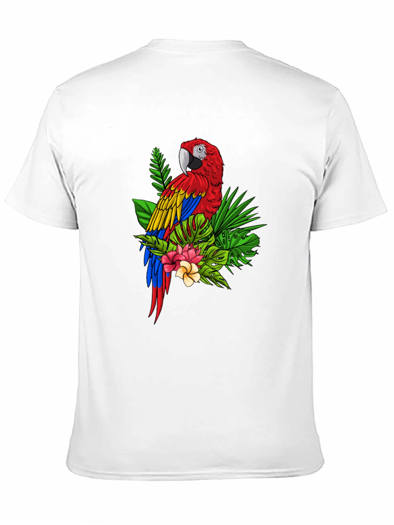 Tropical Parrot Graphic Tee