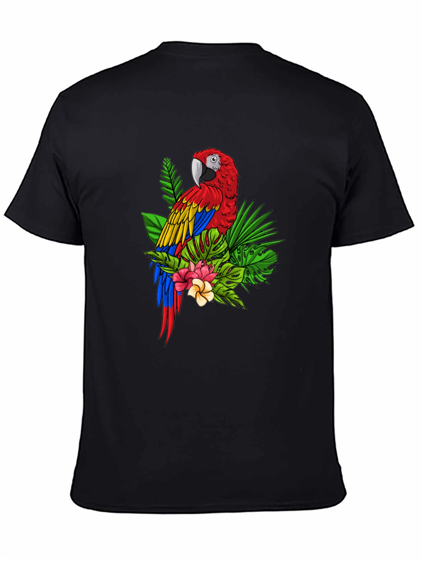 Tropical Parrot Graphic Tee