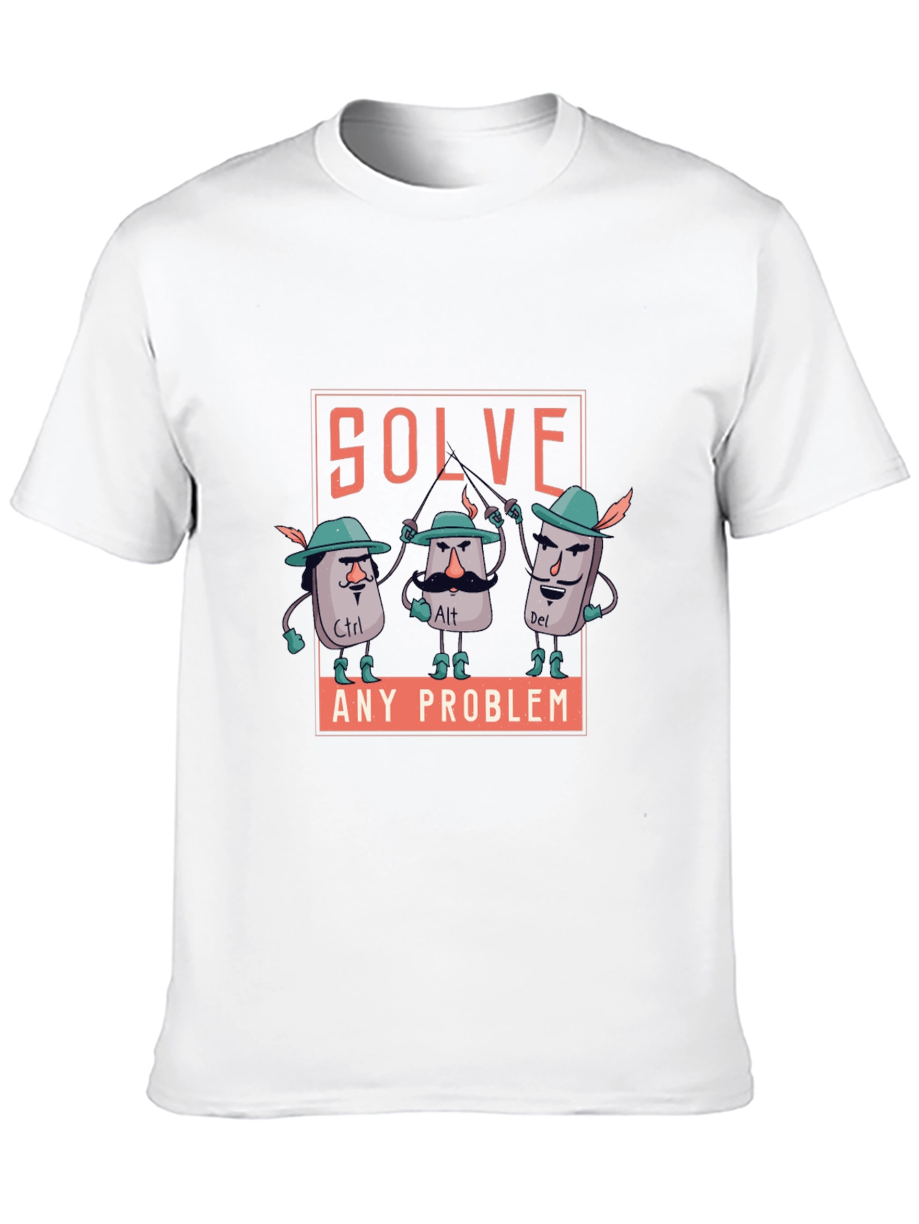 Solve Any Problem T-Shirt - Ctrl Alt Del