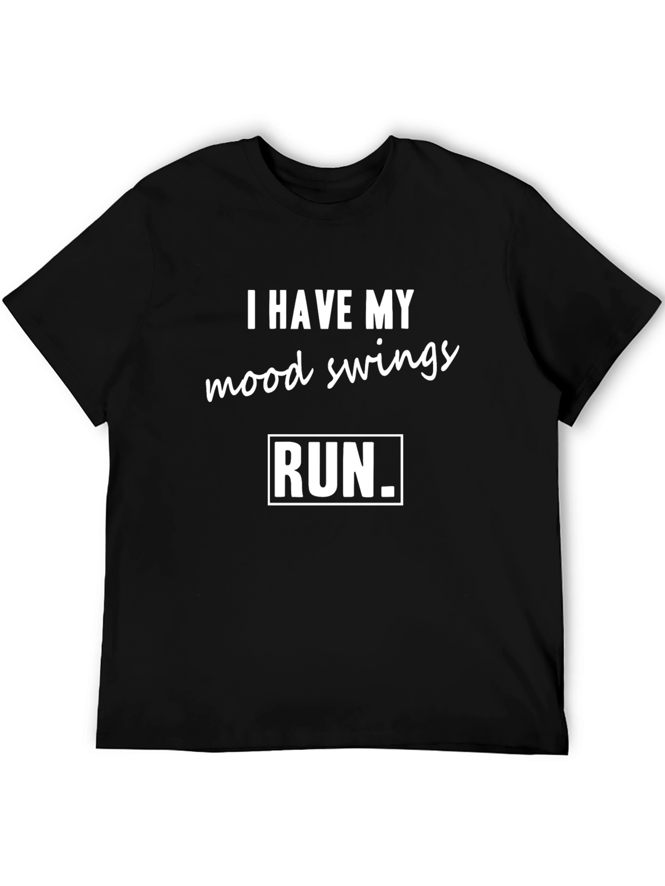 Humorous Mood Swings Run T-Shirt