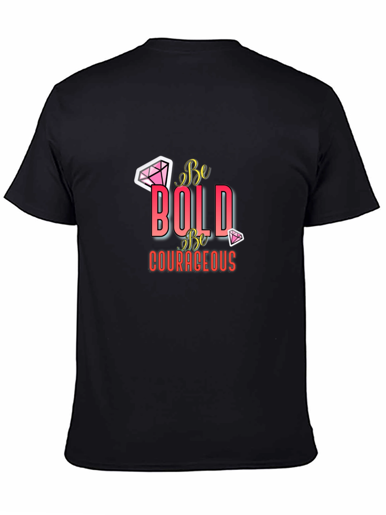 Be Bold Graphic Tee - Premium Black T-Shirt