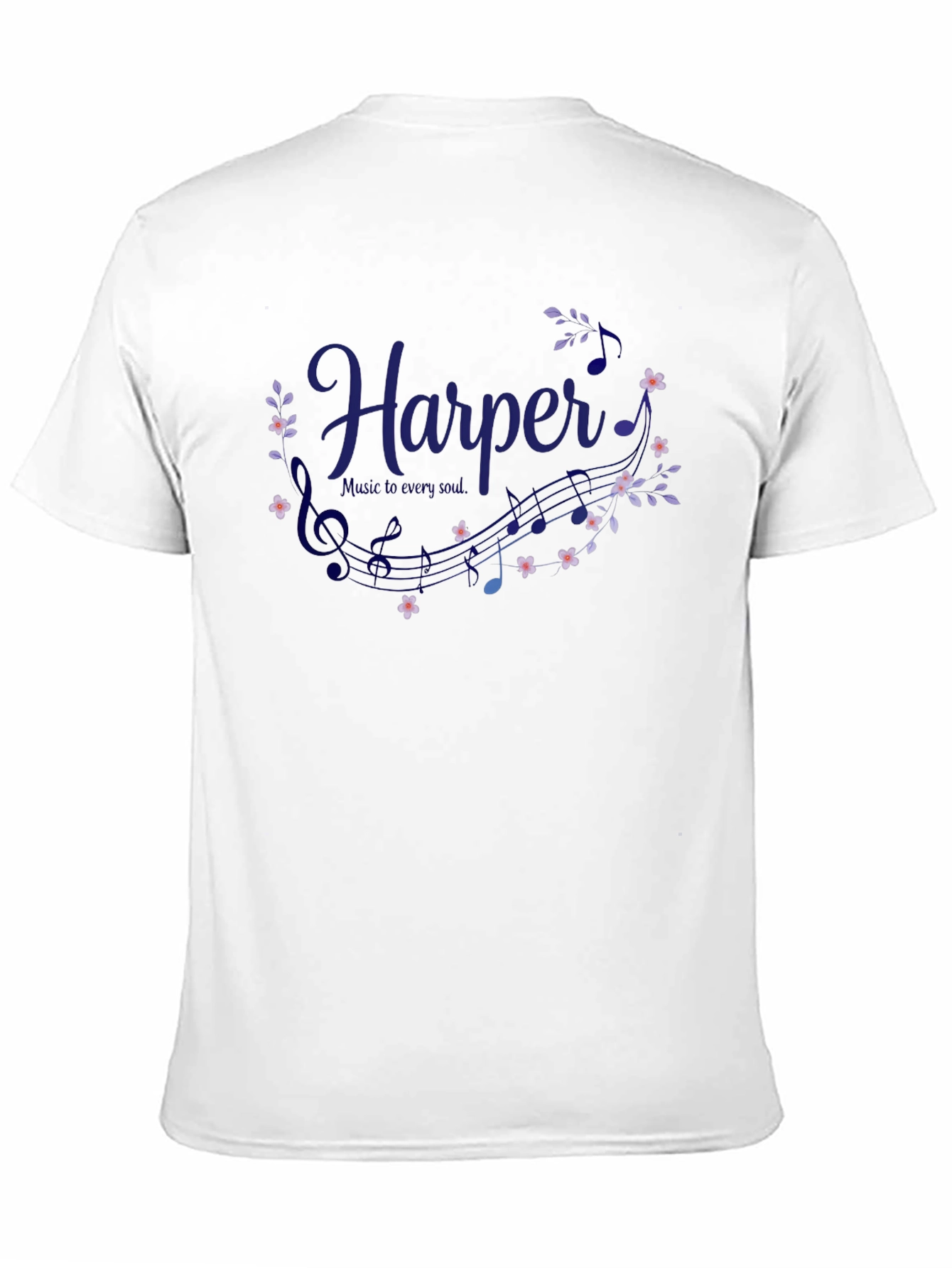 Harper Music T-Shirt - Personalized Name Tee