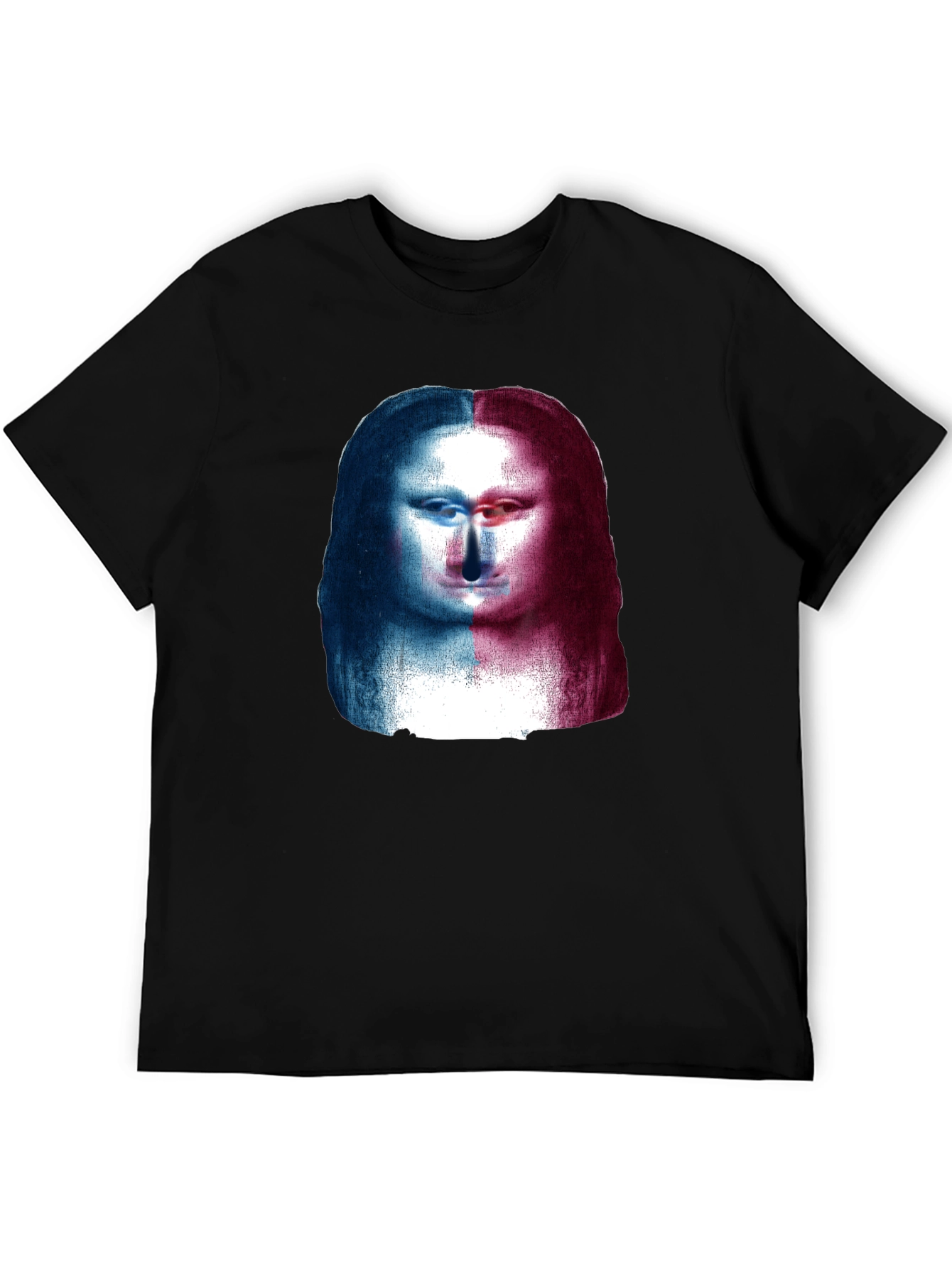 Mona Lisa Graphic Tee - Modern Art Print