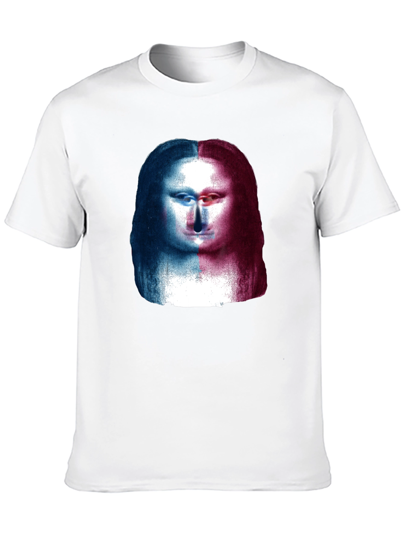Mona Lisa Graphic Tee - Modern Art Print