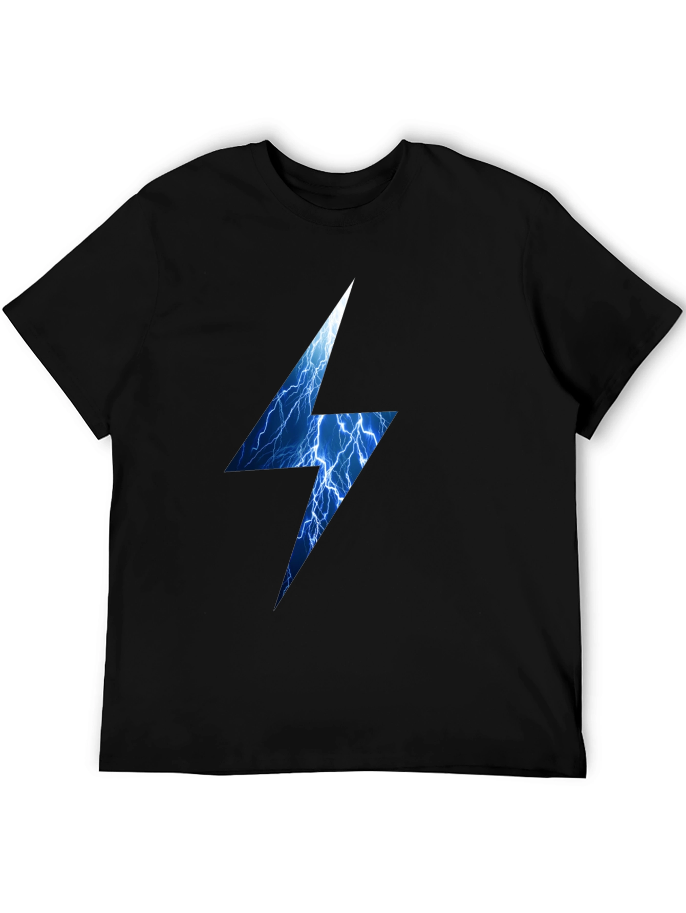 Electric Lightning Bolt Black T-Shirt