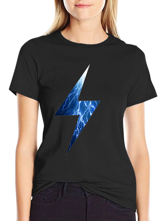 Electric Lightning Bolt Black T-Shirt