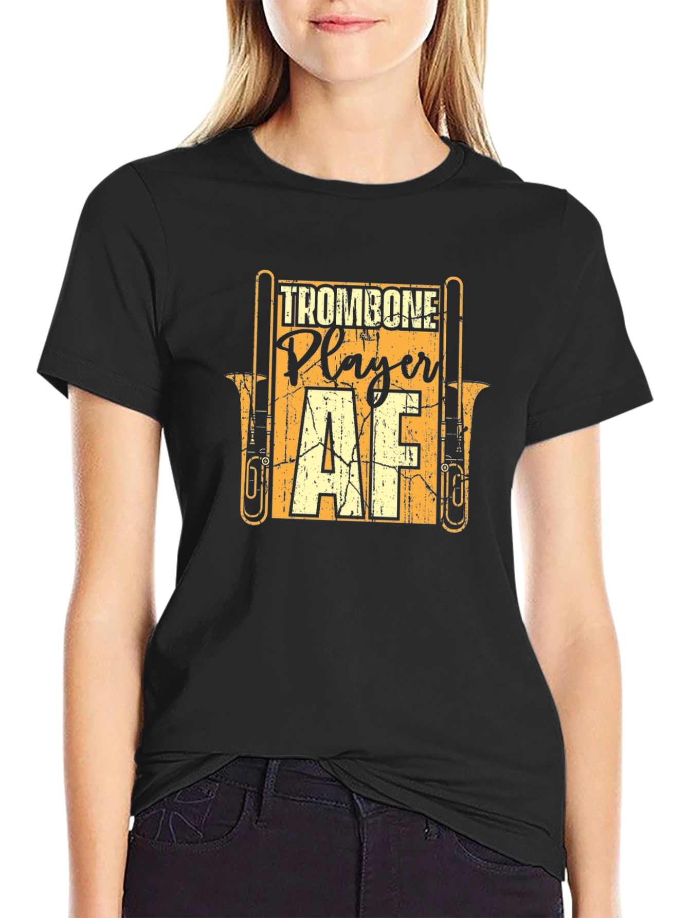 Trombone Player AF Graphic T-Shirt