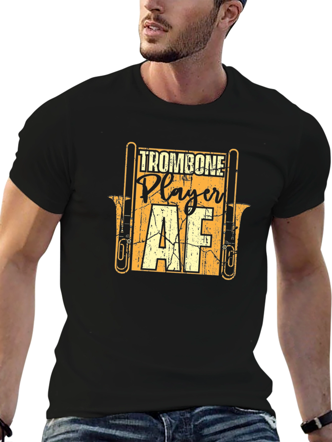 Trombone Player AF Graphic T-Shirt