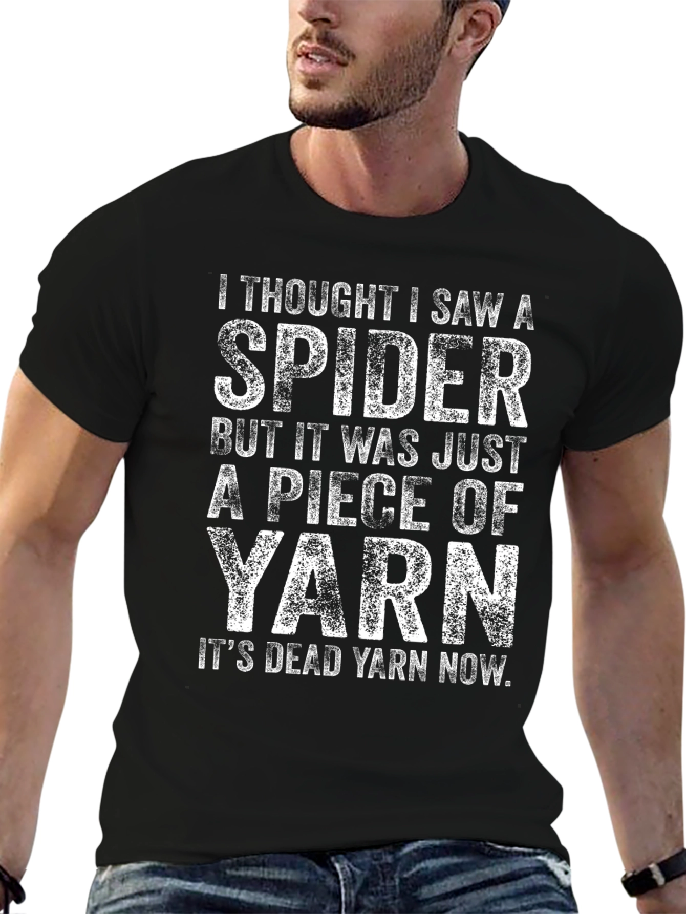 Funny Spider Yarn Graphic Tee