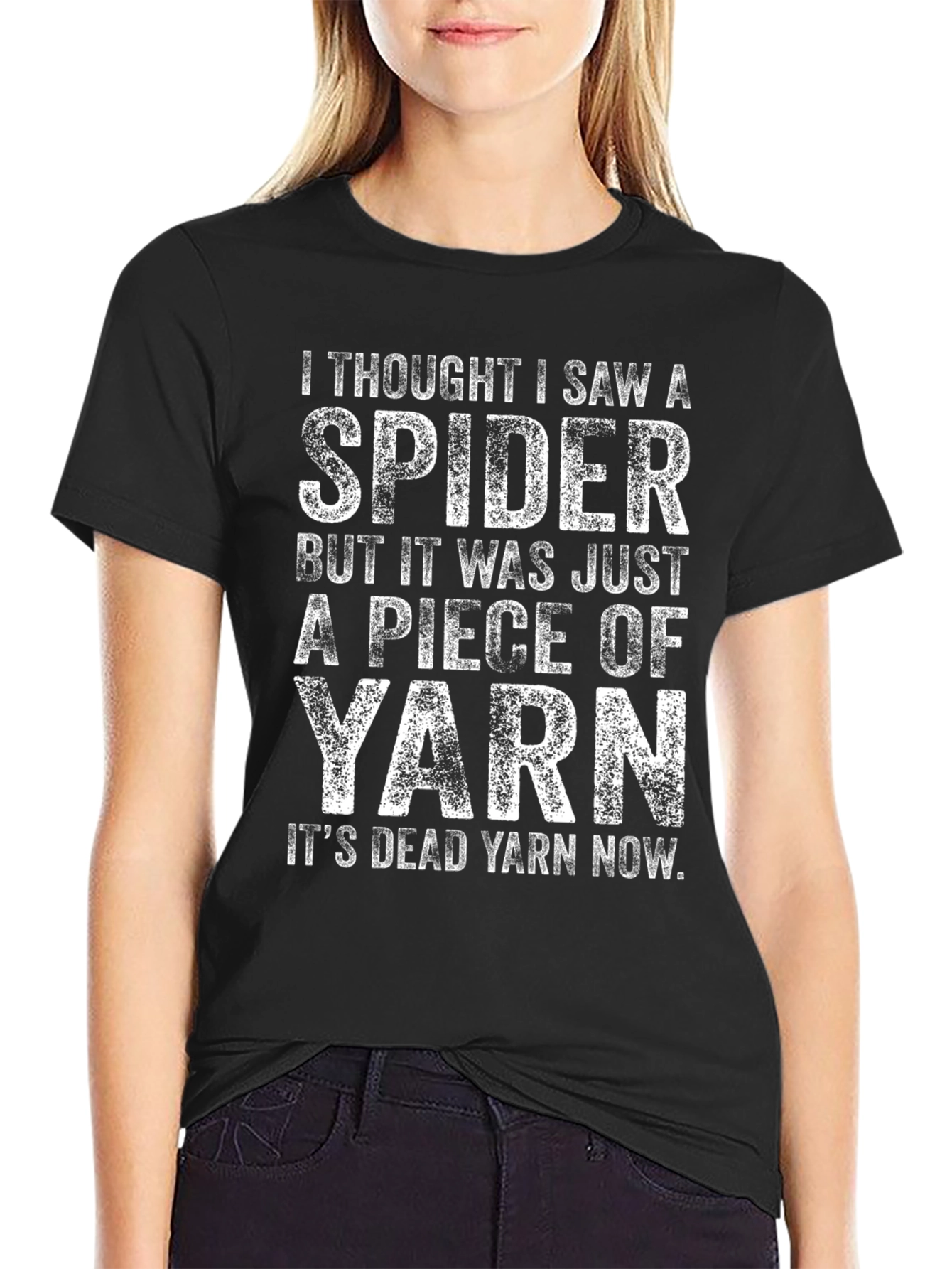 Funny Spider Yarn Graphic Tee