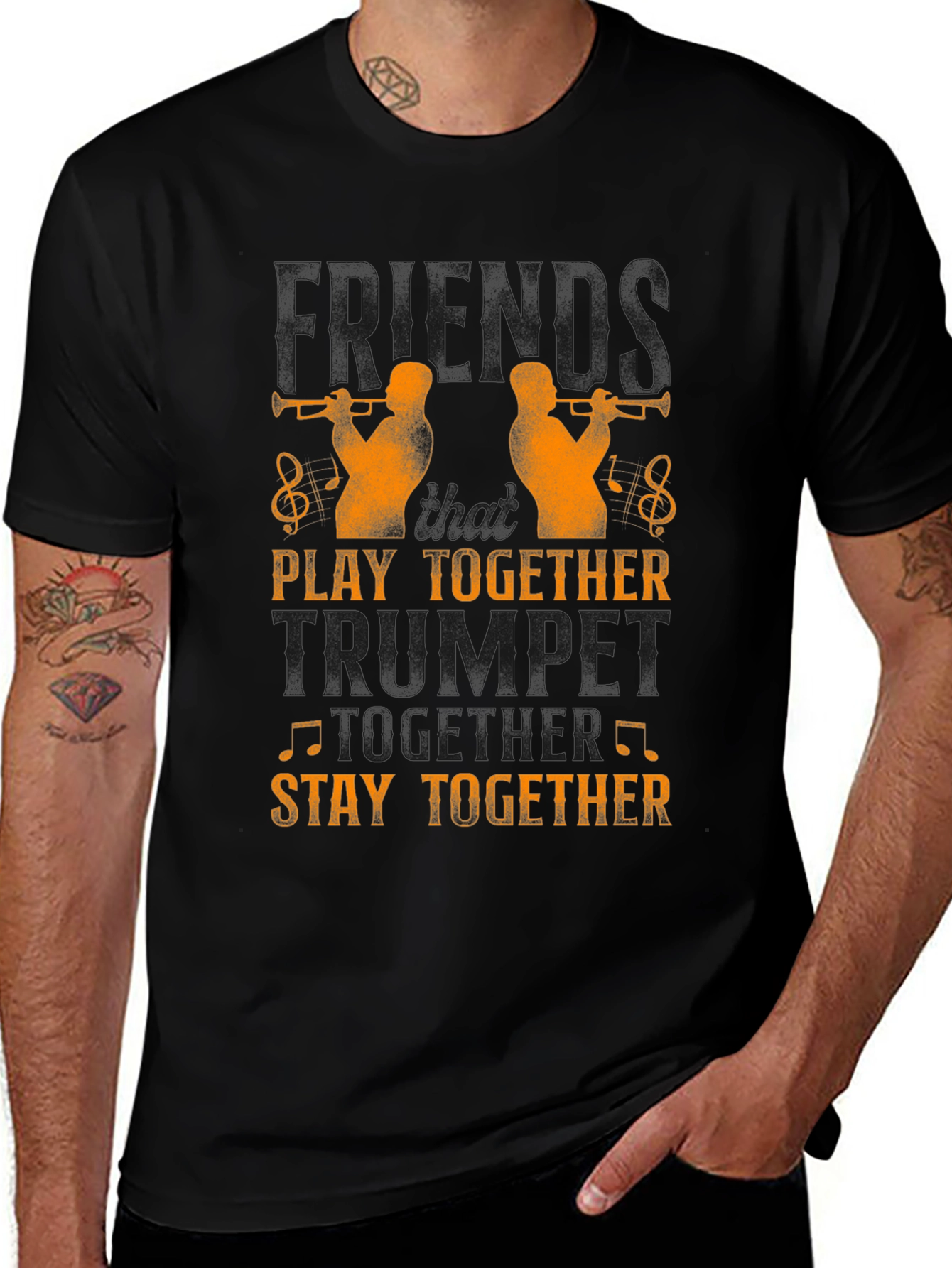 Trumpet Player T-Shirt: Play Together Stay Together