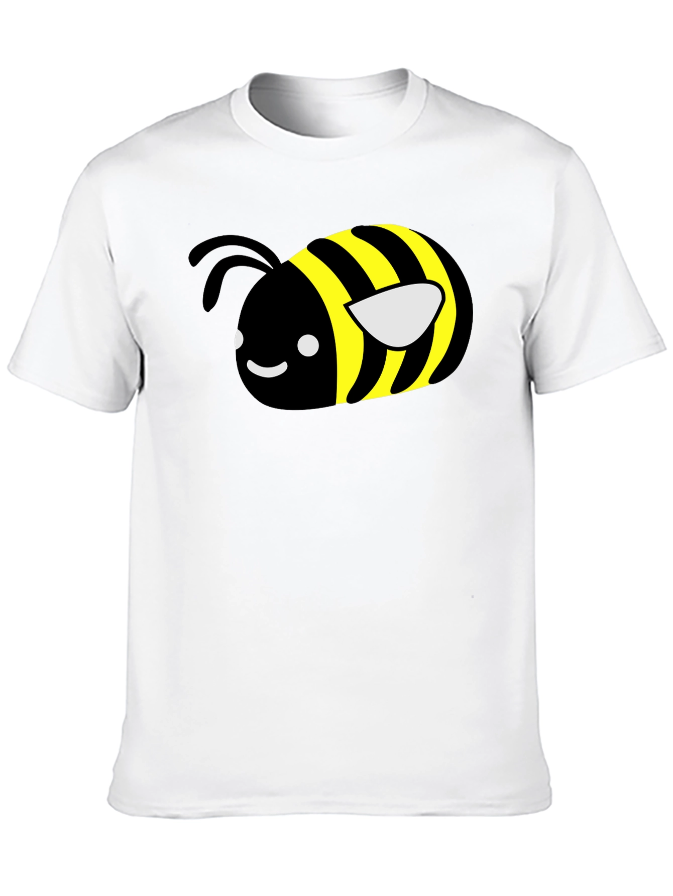 Cute Bee Graphic T-Shirt - Black Unisex Tee