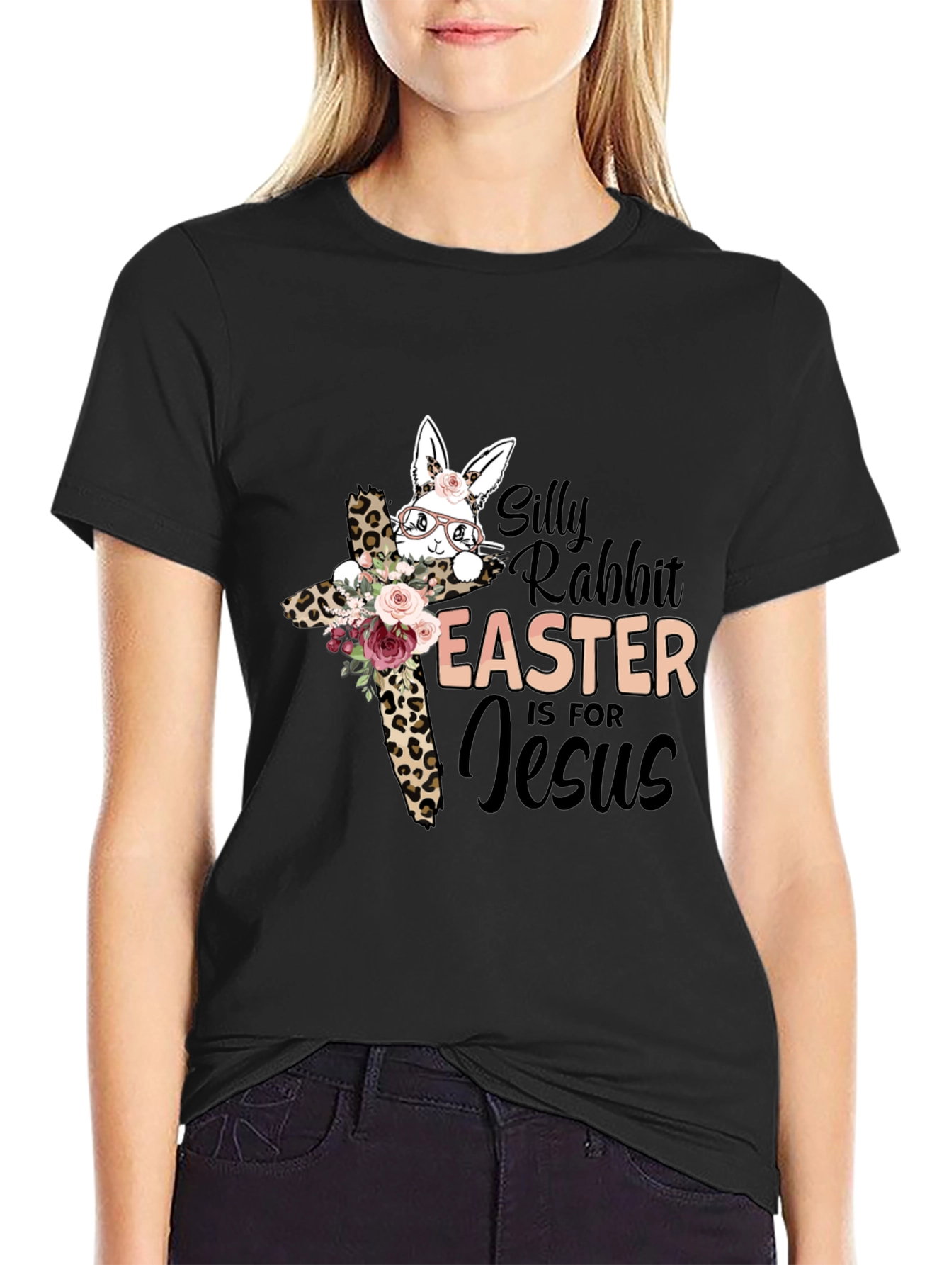 Easter Jesus Silly Rabbit Graphic Tee