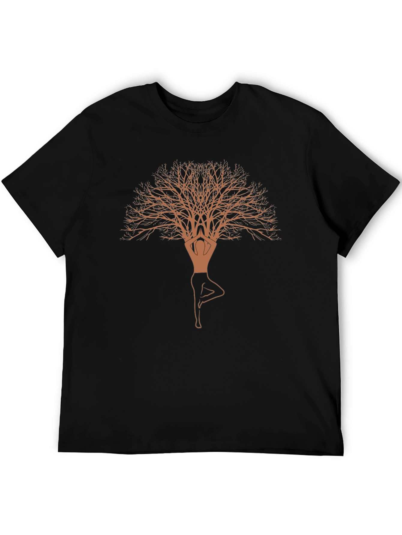 Tree Pose Yoga T-Shirt - Balance and Nature