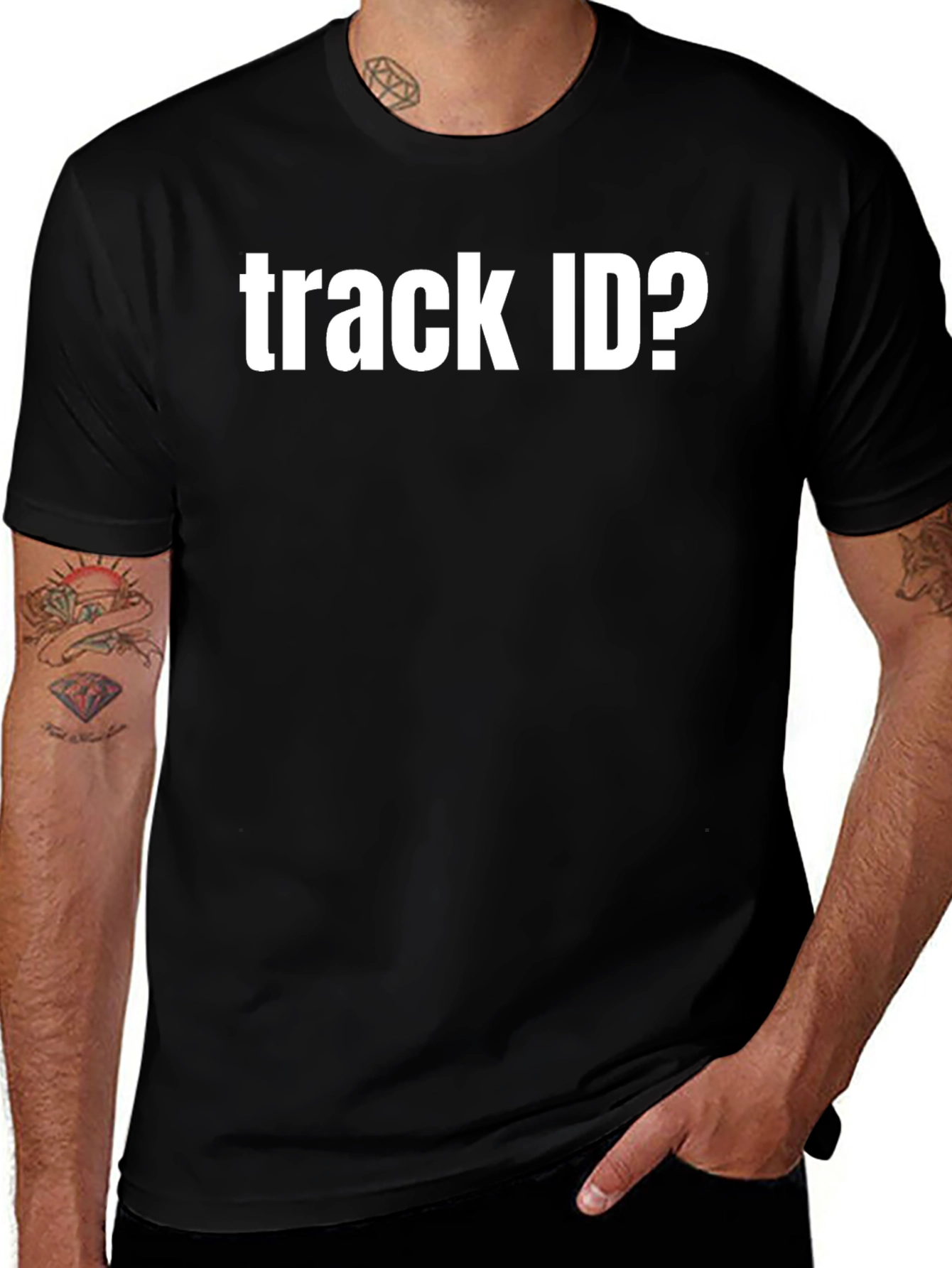 Track ID? T-Shirt - Music Lover Apparel