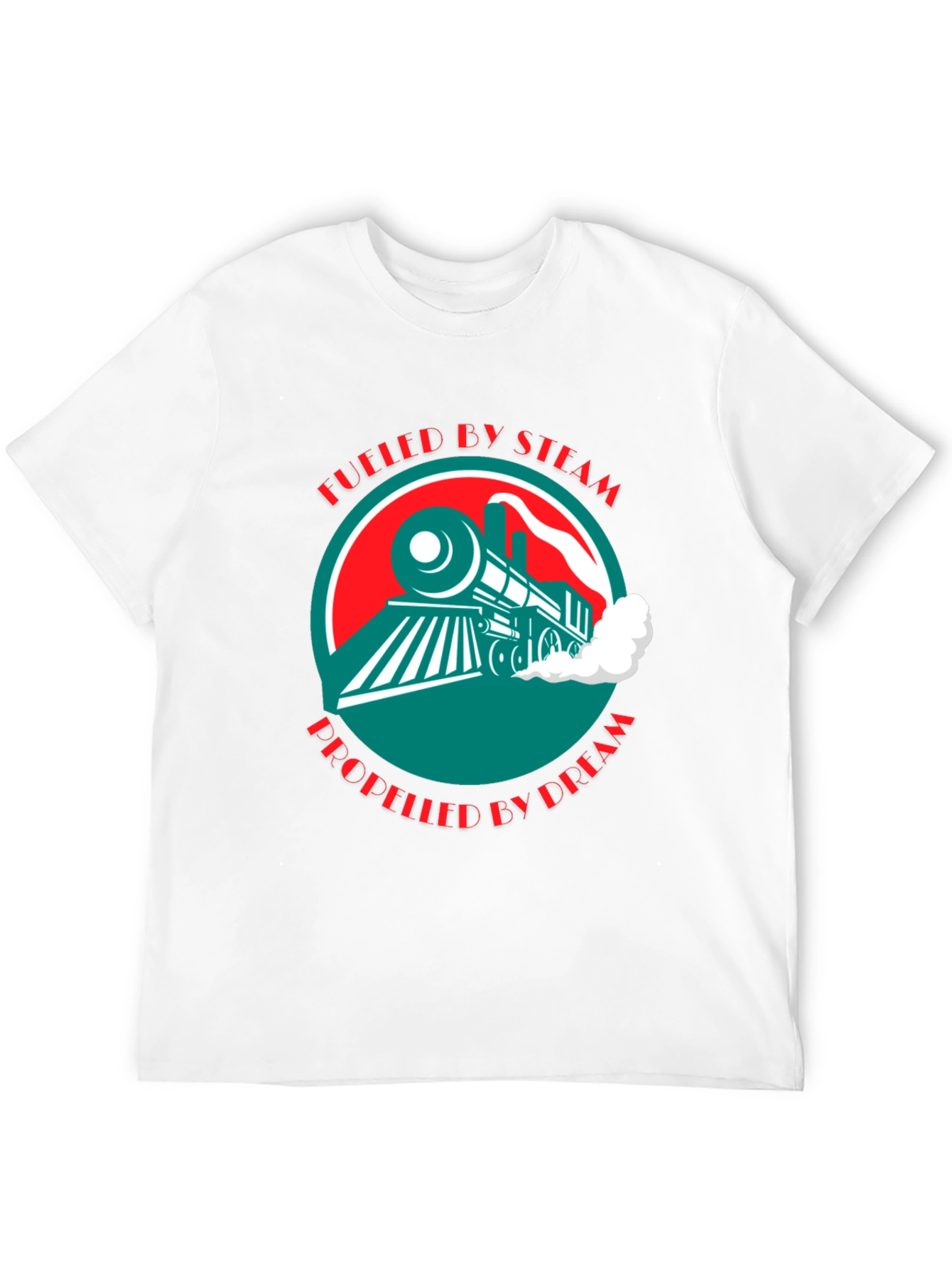 Fueled by Steam Train Graphic Tee