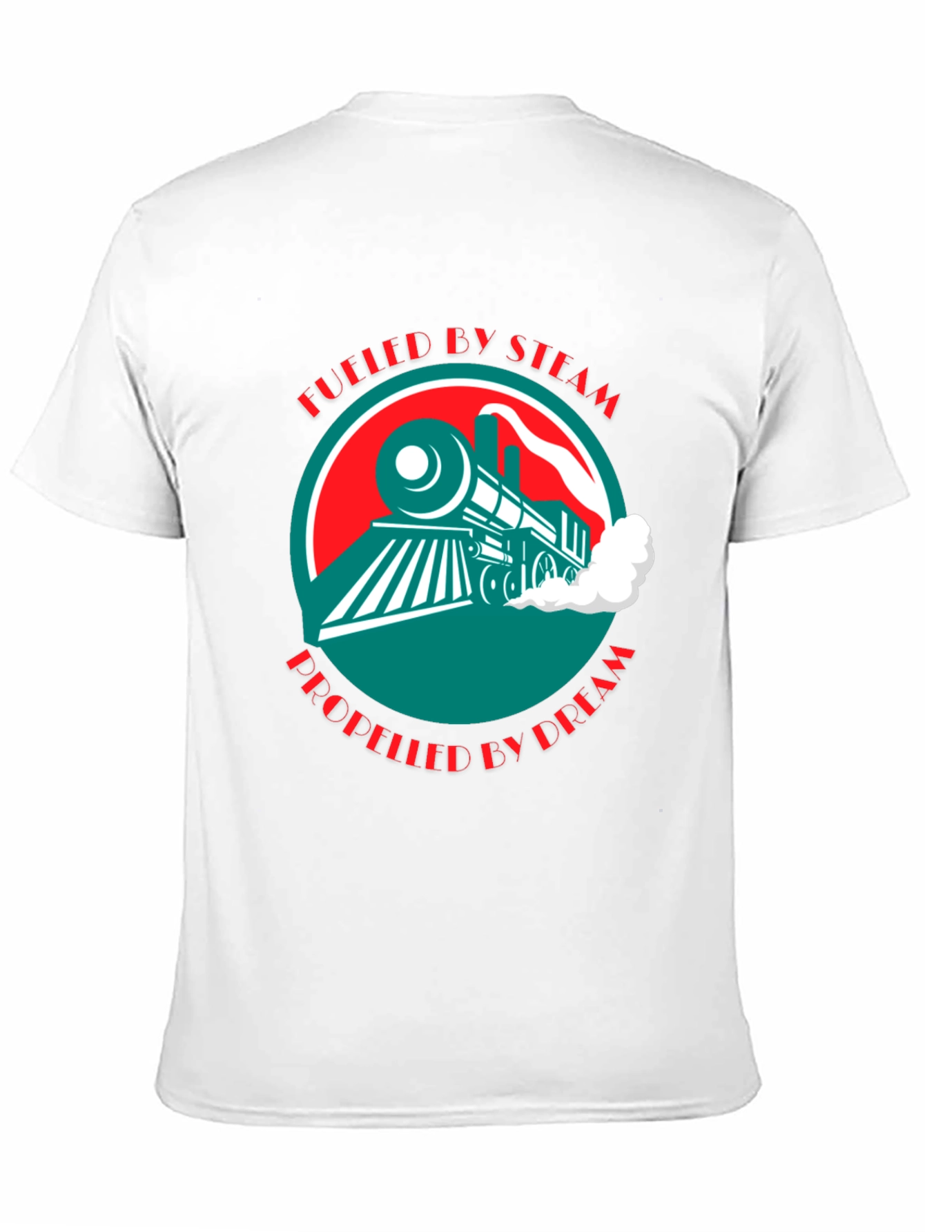 Fueled by Steam Train Graphic Tee