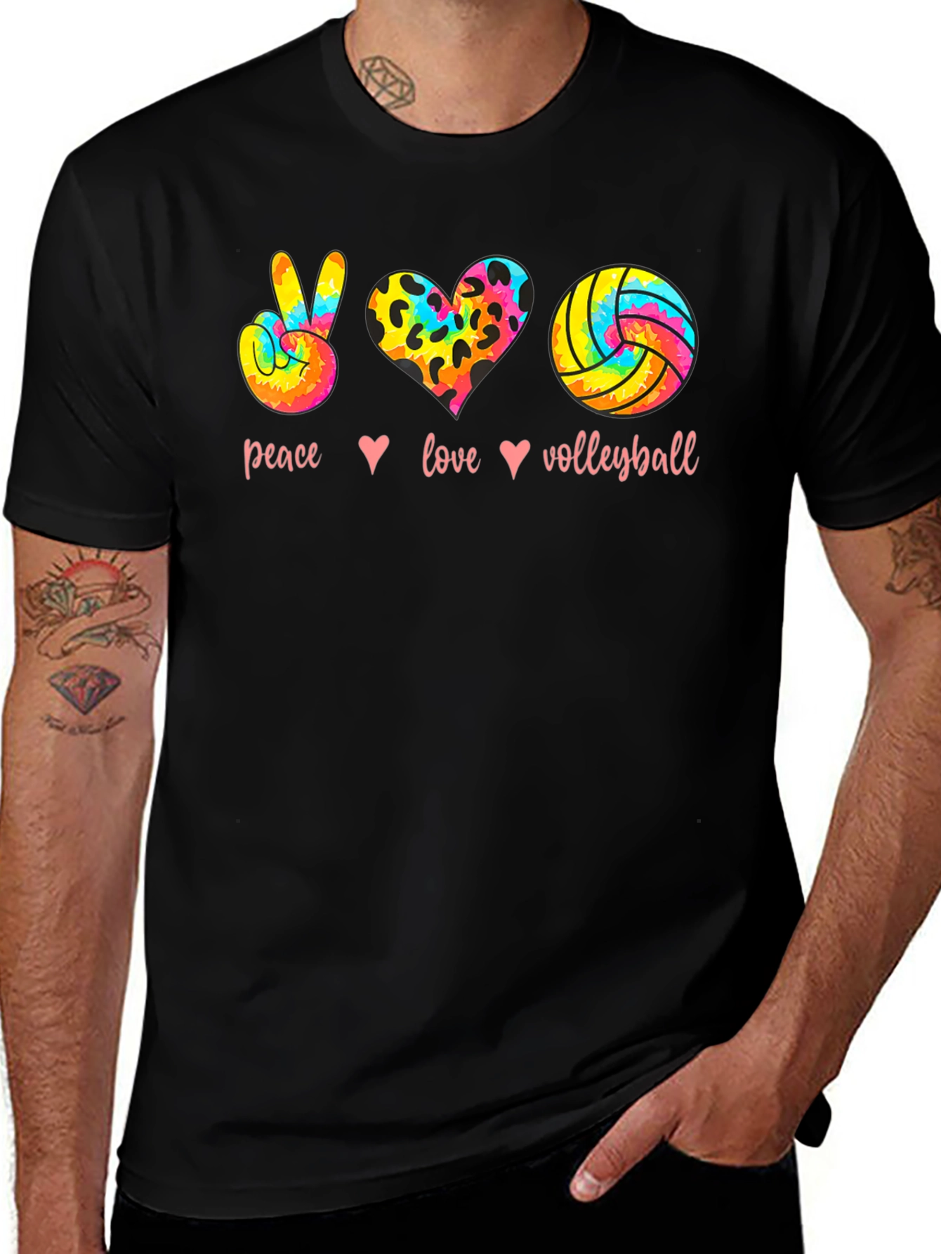 Peace Love Volleyball T-Shirt