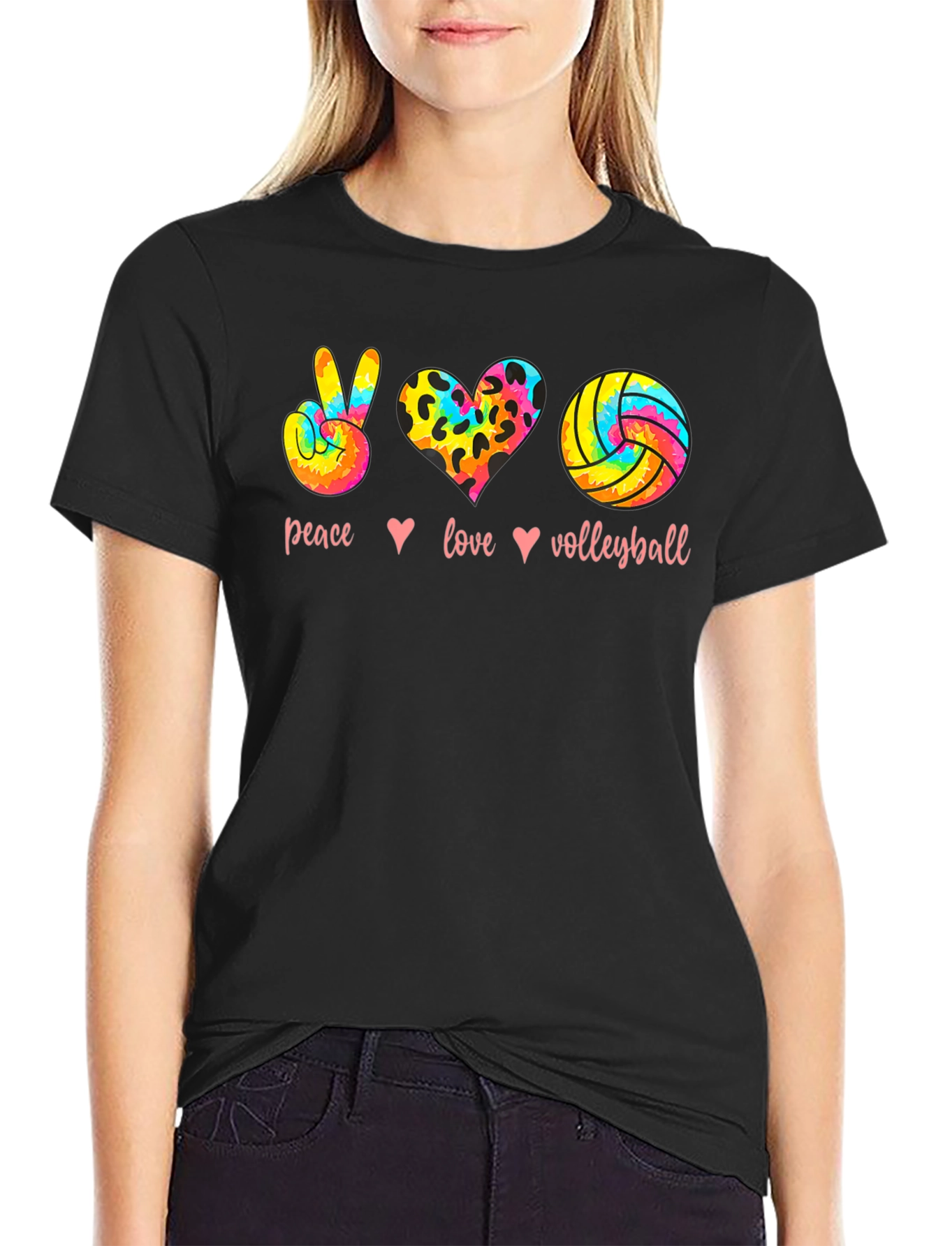 Peace Love Volleyball T-Shirt