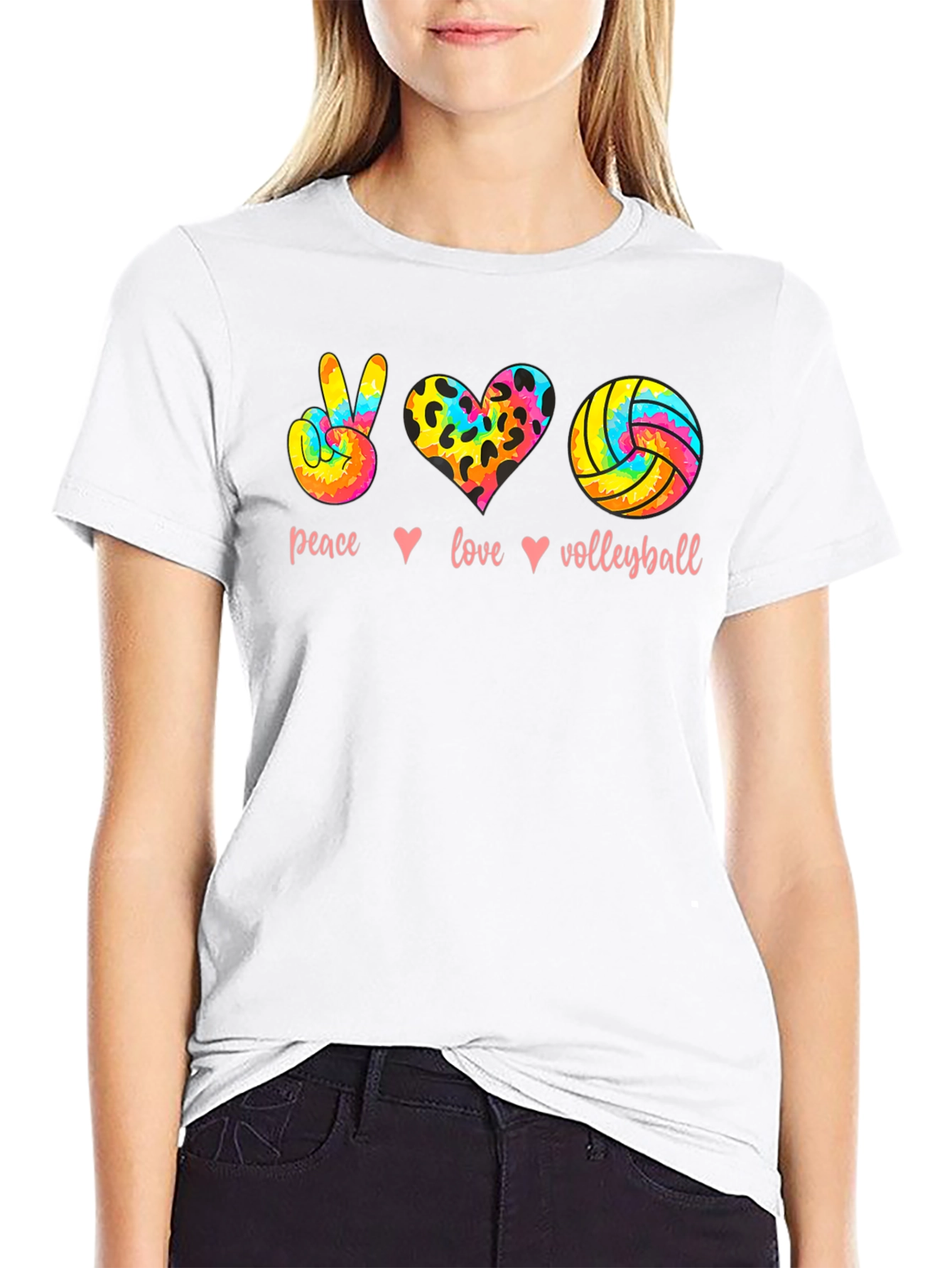 Peace Love Volleyball T-Shirt