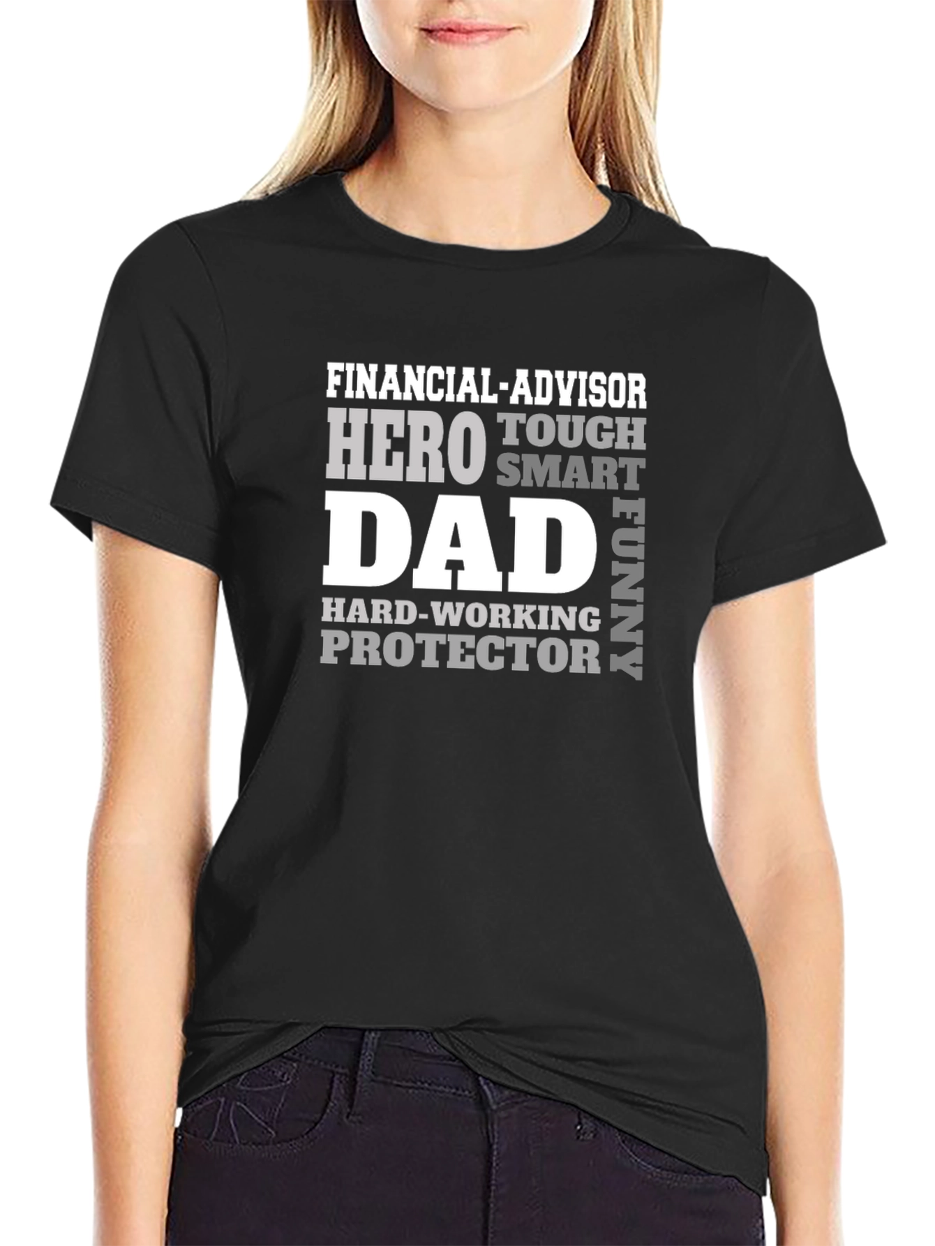 Financial Advisor Hero Dad T-Shirt