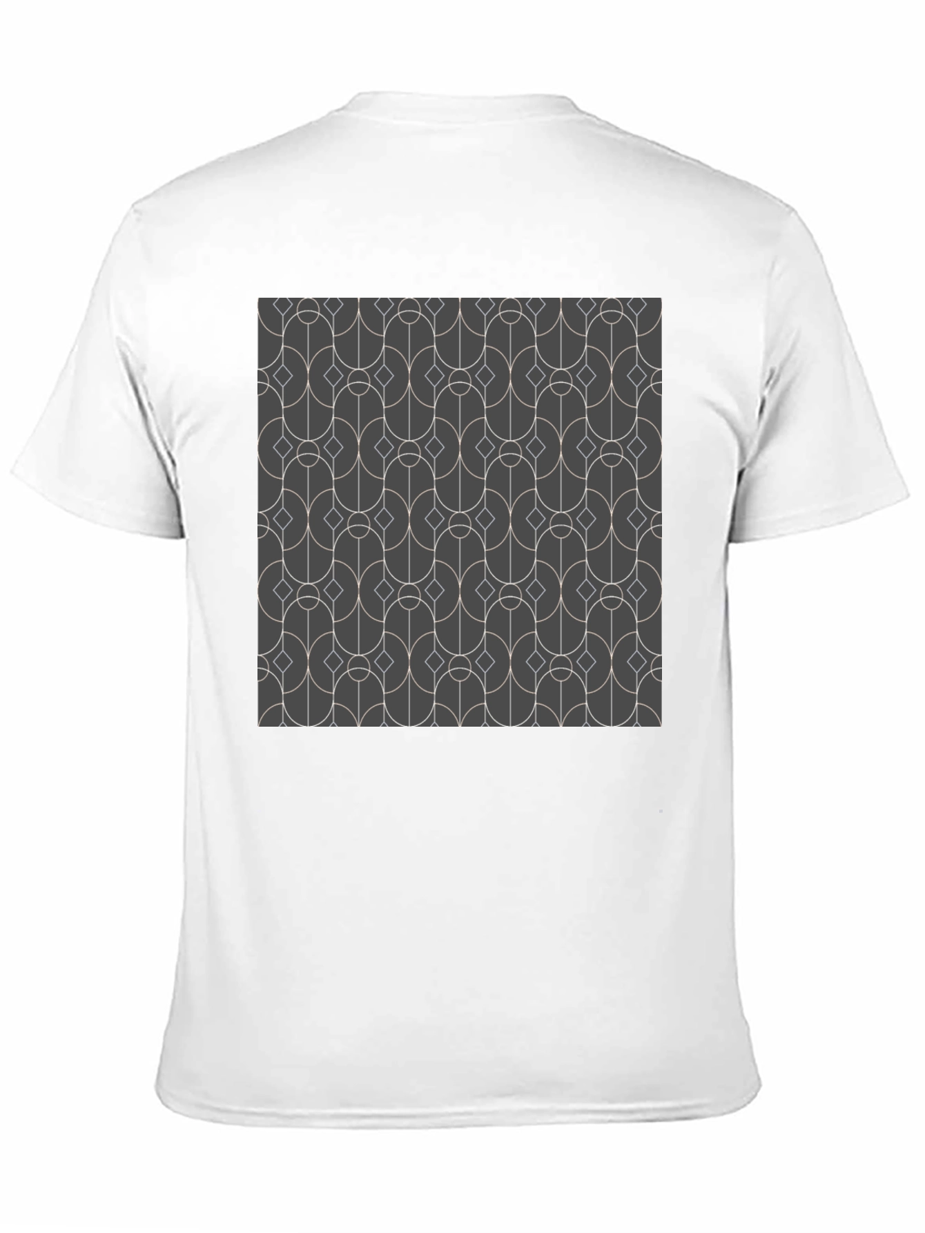 Geometric Pattern Black T-Shirt