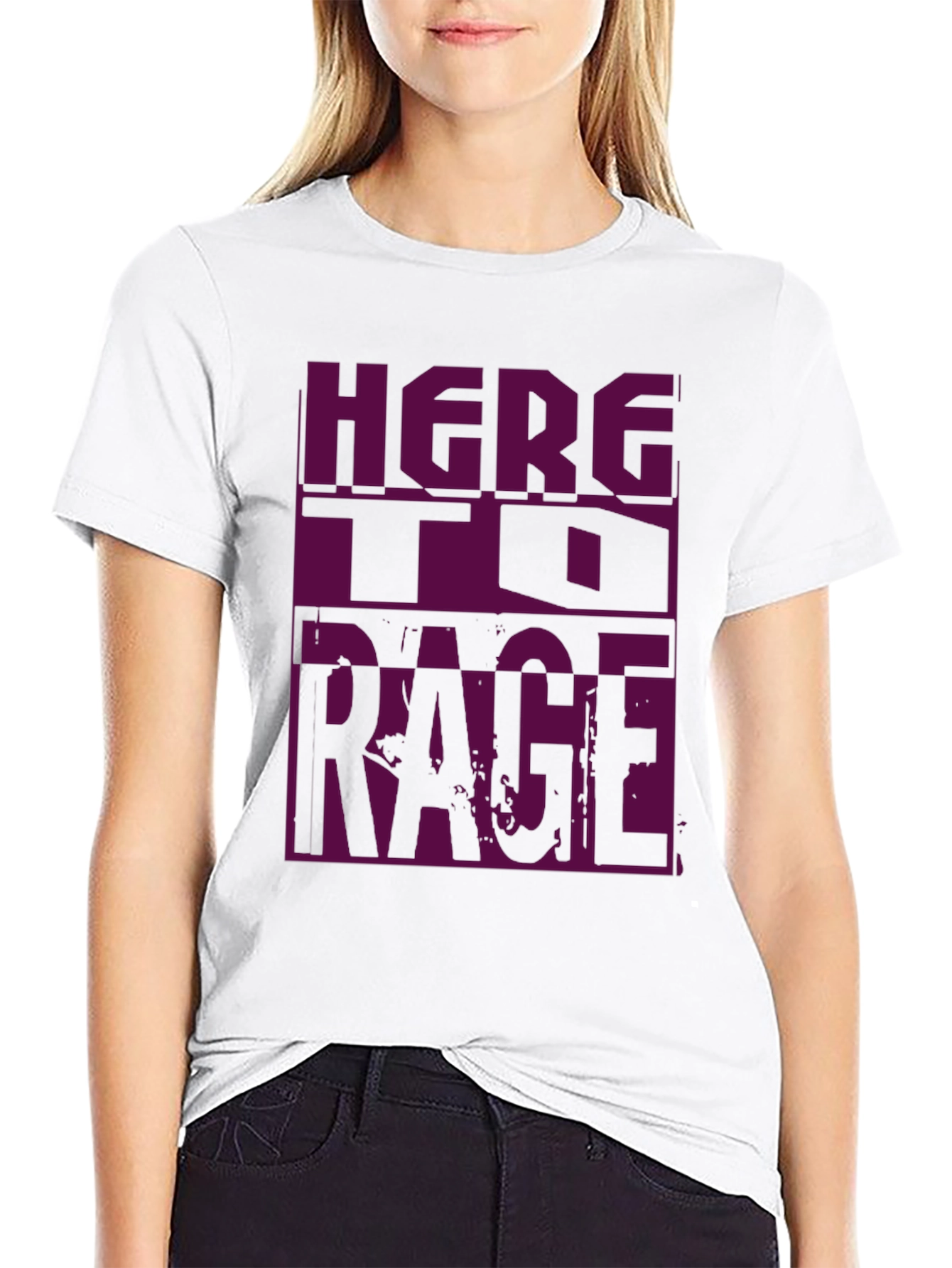 Here To Rage Graphic T-Shirt