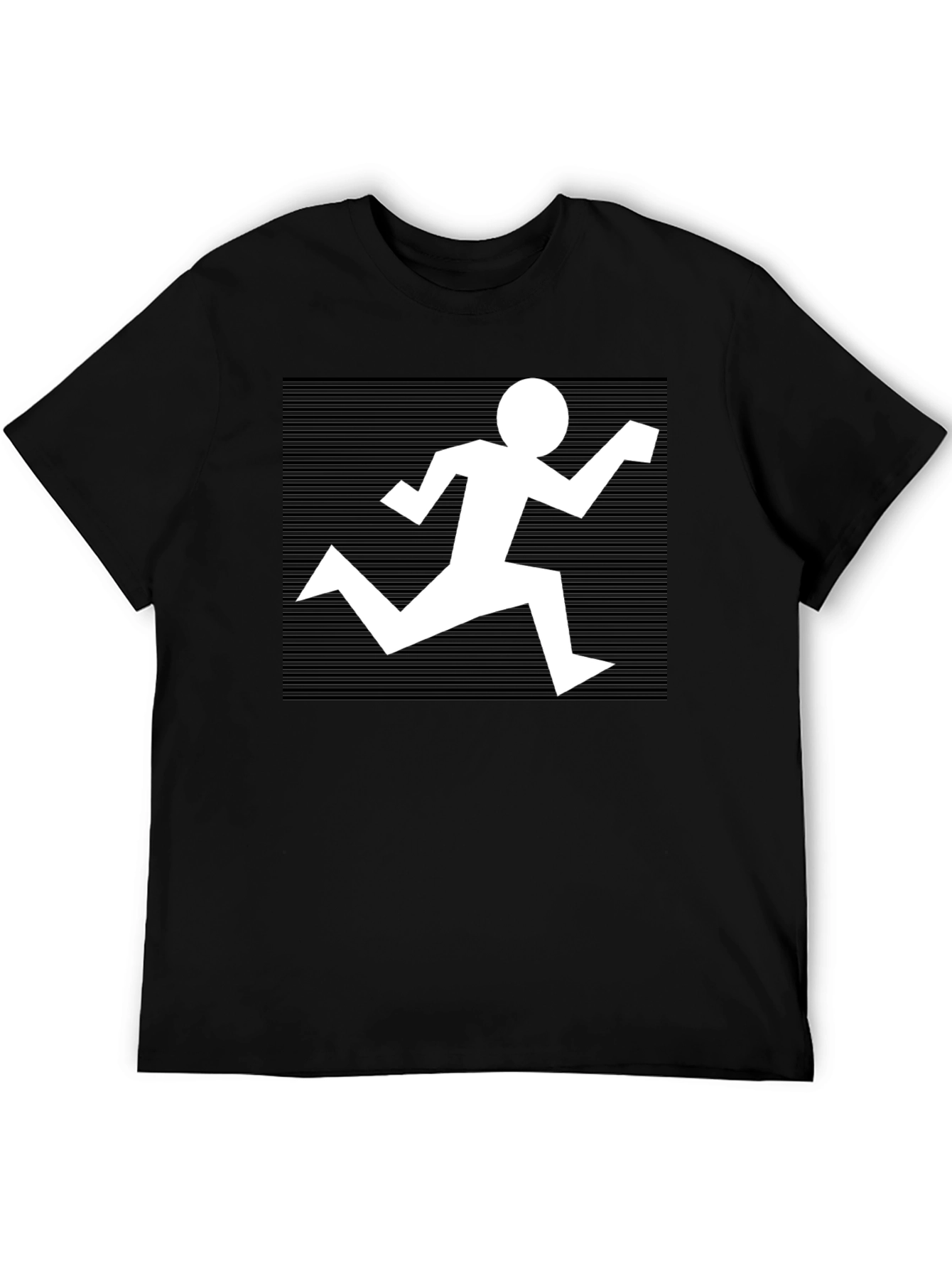 Retro Runner Black T-Shirt
