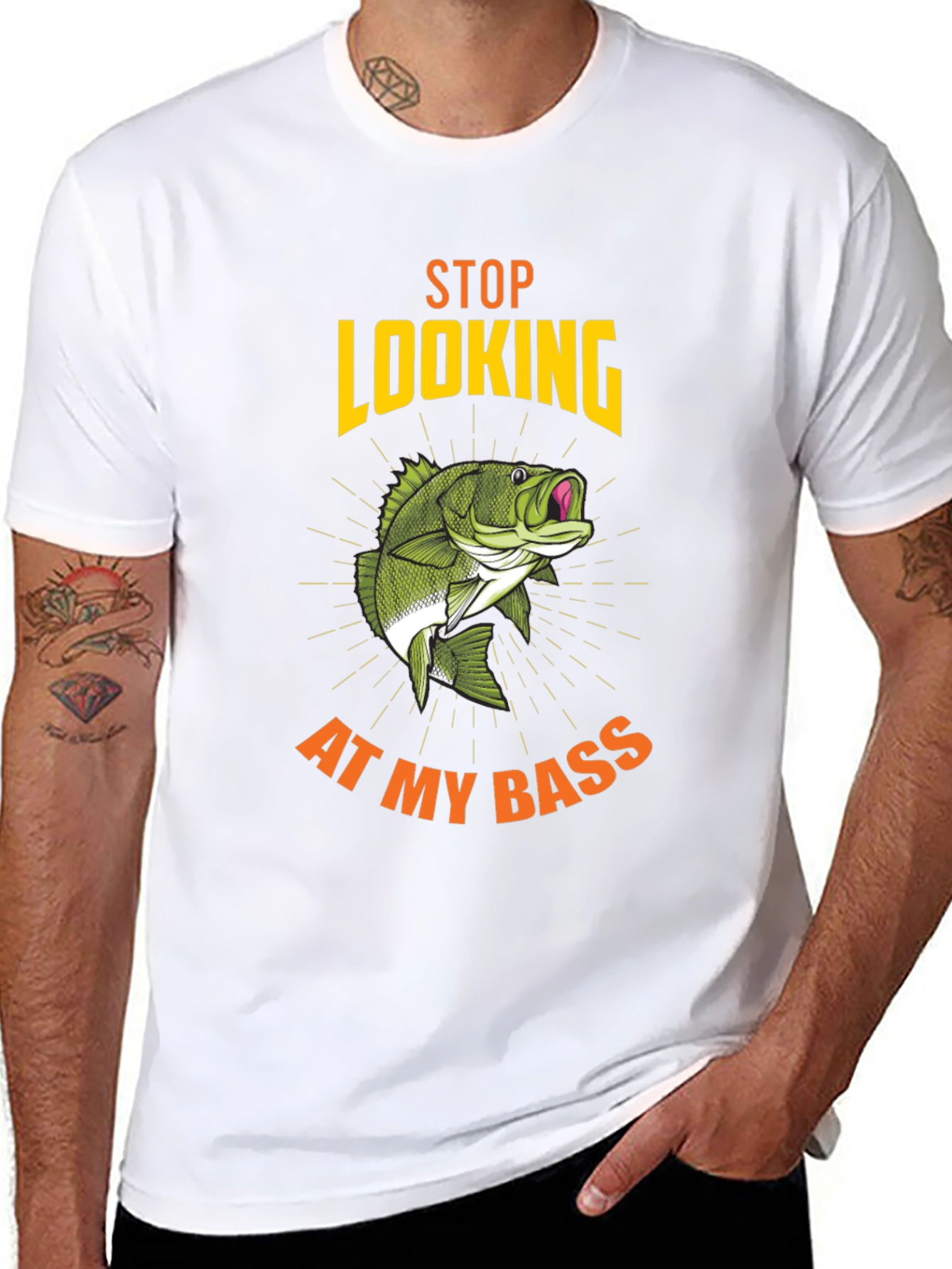 Stop Looking At My Bass T-Shirt