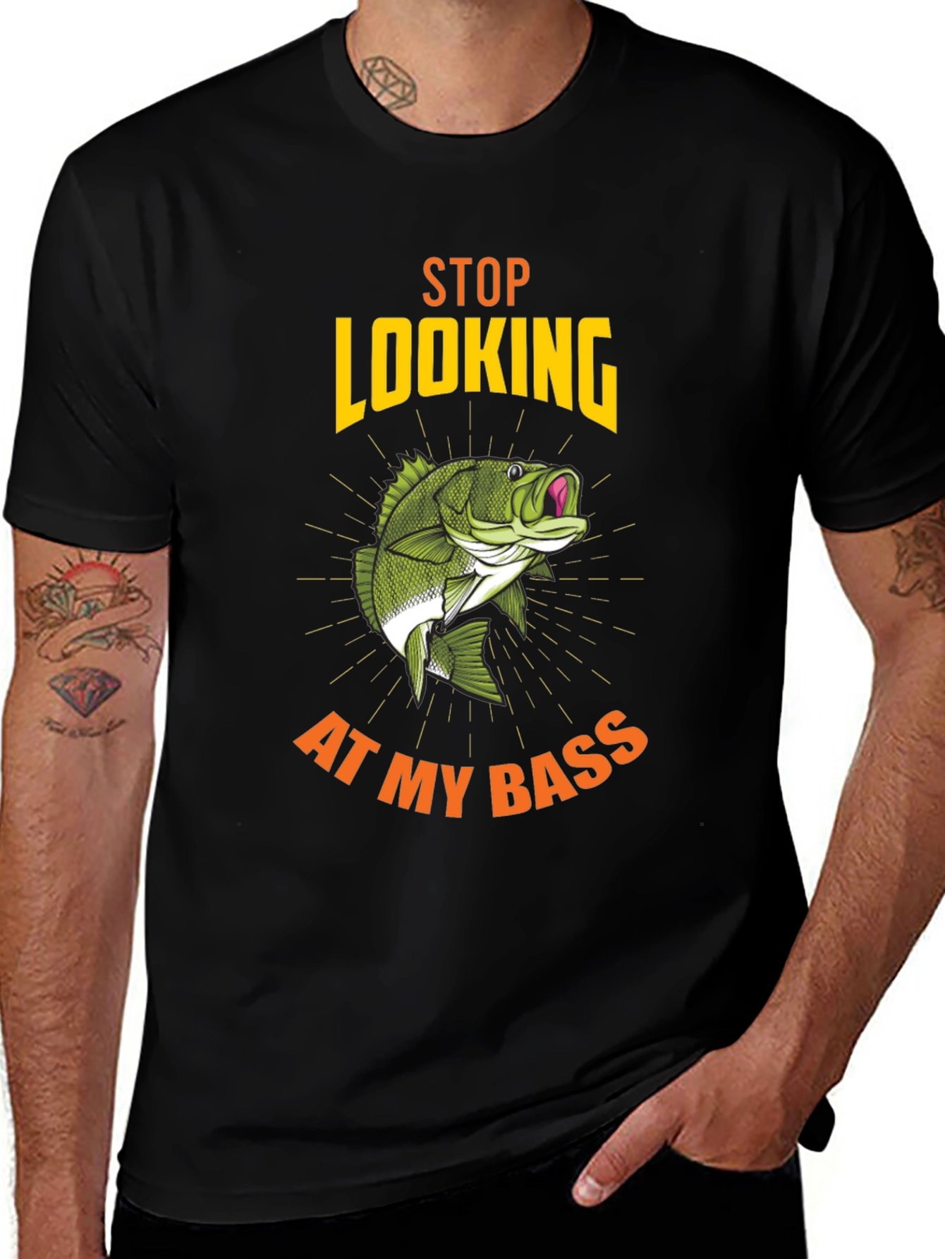 Stop Looking At My Bass T-Shirt