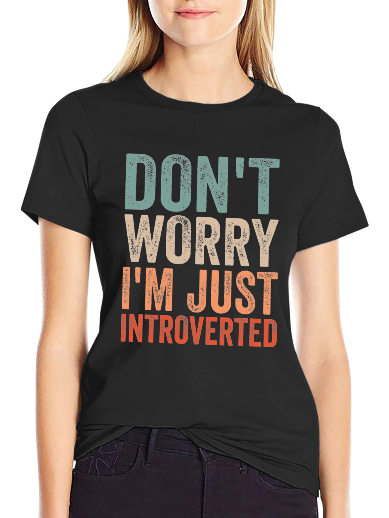 Introvert Graphic Tee - Dont Worry