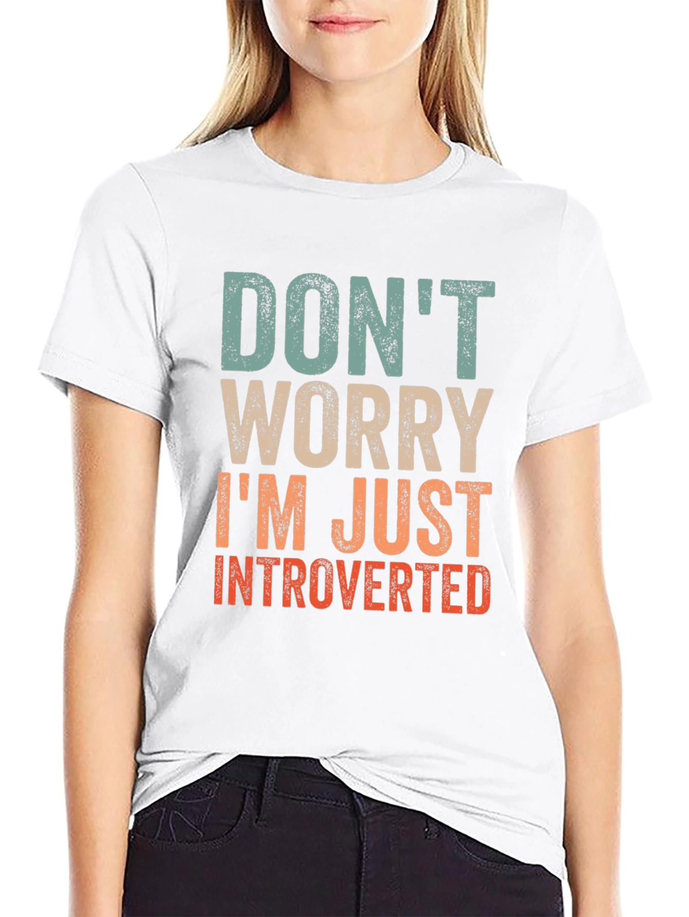Introvert Graphic Tee - Dont Worry