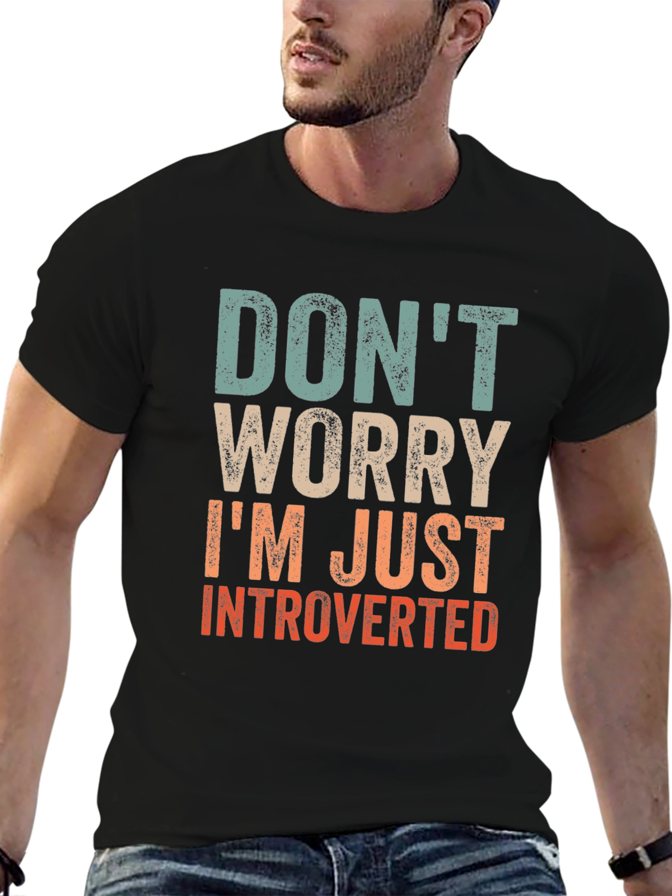 Introvert Graphic Tee - Dont Worry