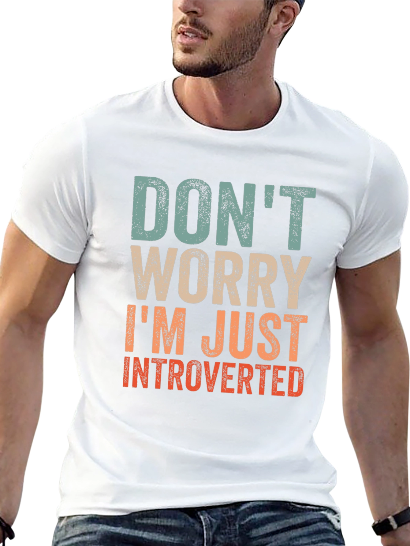 Introvert Graphic Tee - Dont Worry