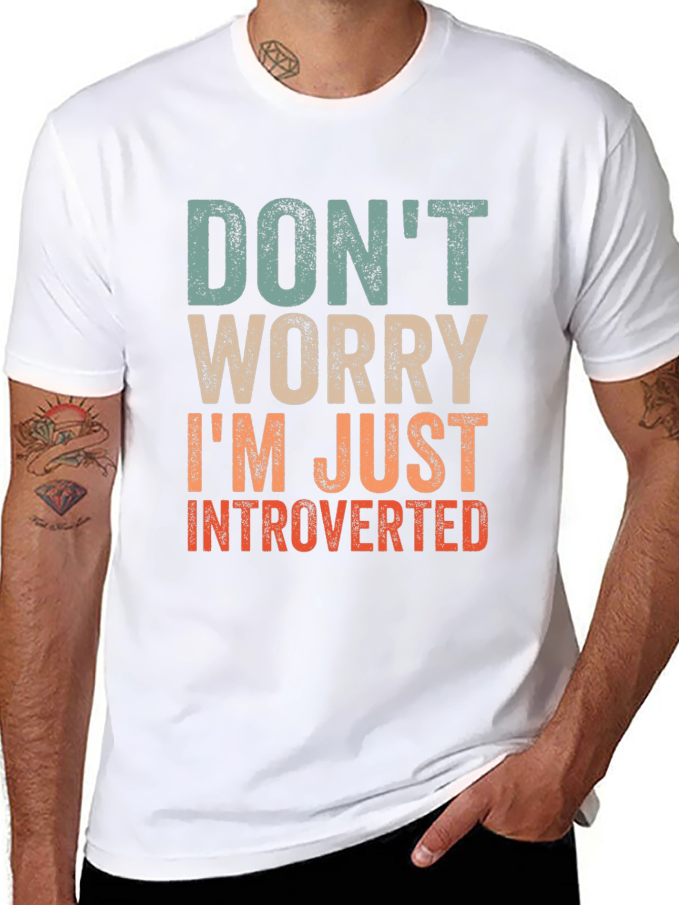 Introvert Graphic Tee - Dont Worry