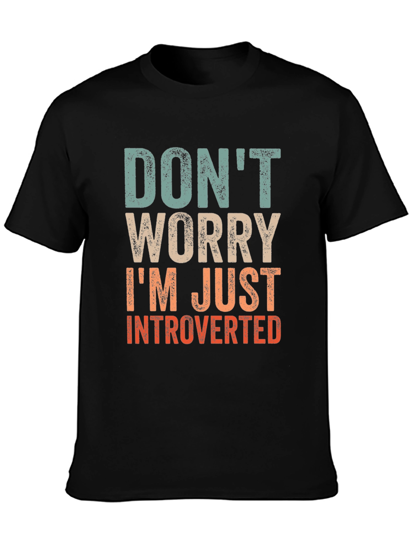 Introvert Graphic Tee - Dont Worry