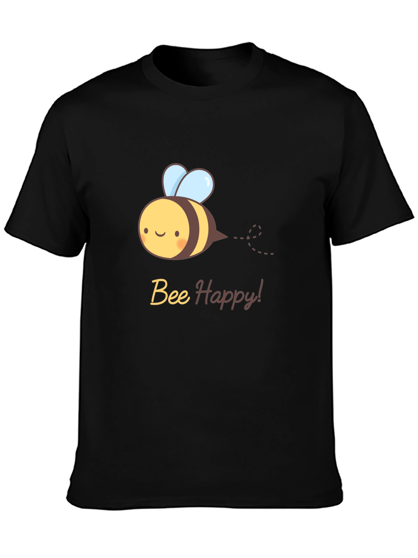 Bee Happy T-Shirt - Cute Cartoon Bee Design